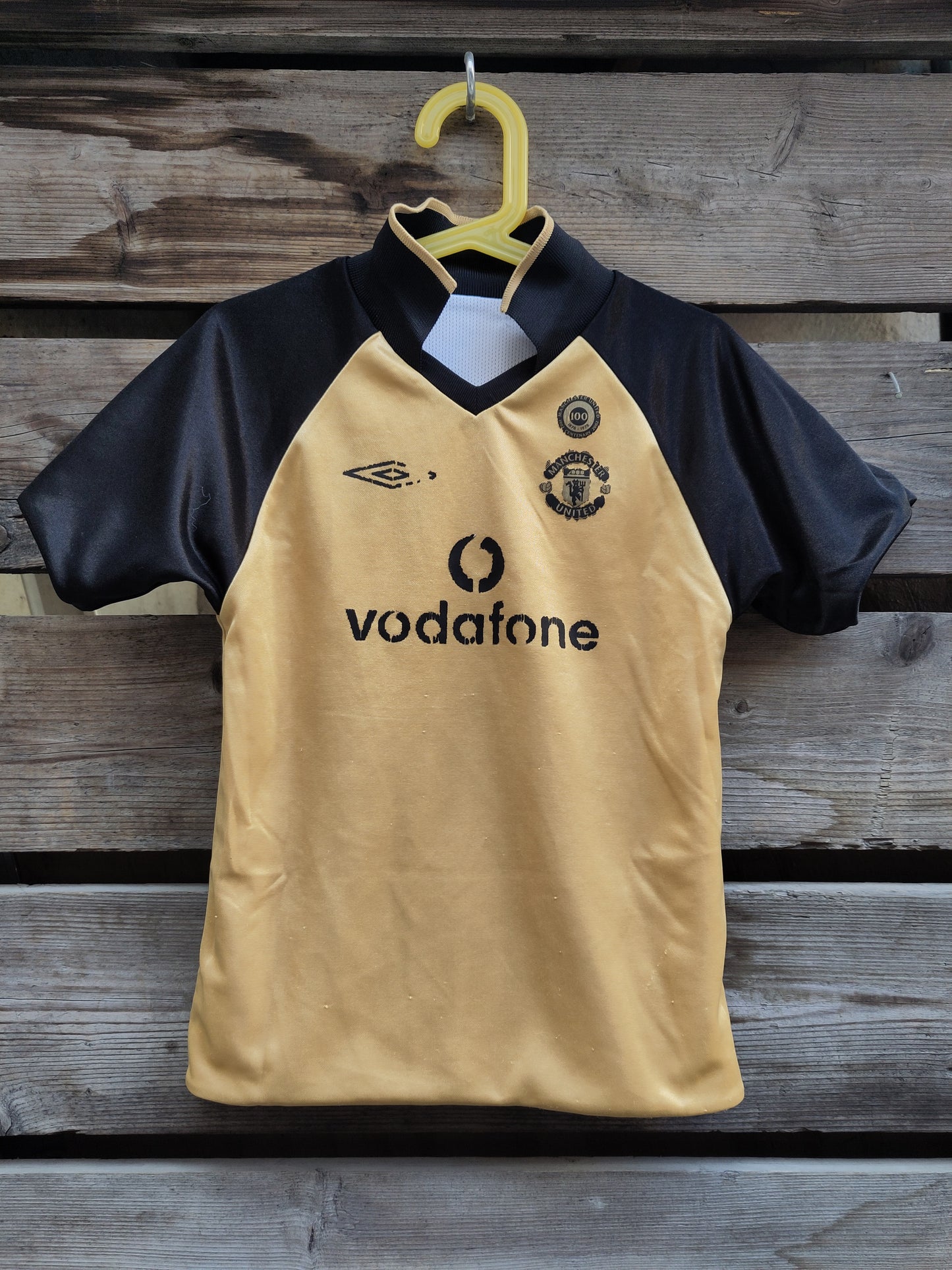 Manchester United drakt 2001-02 borte/tredje barn