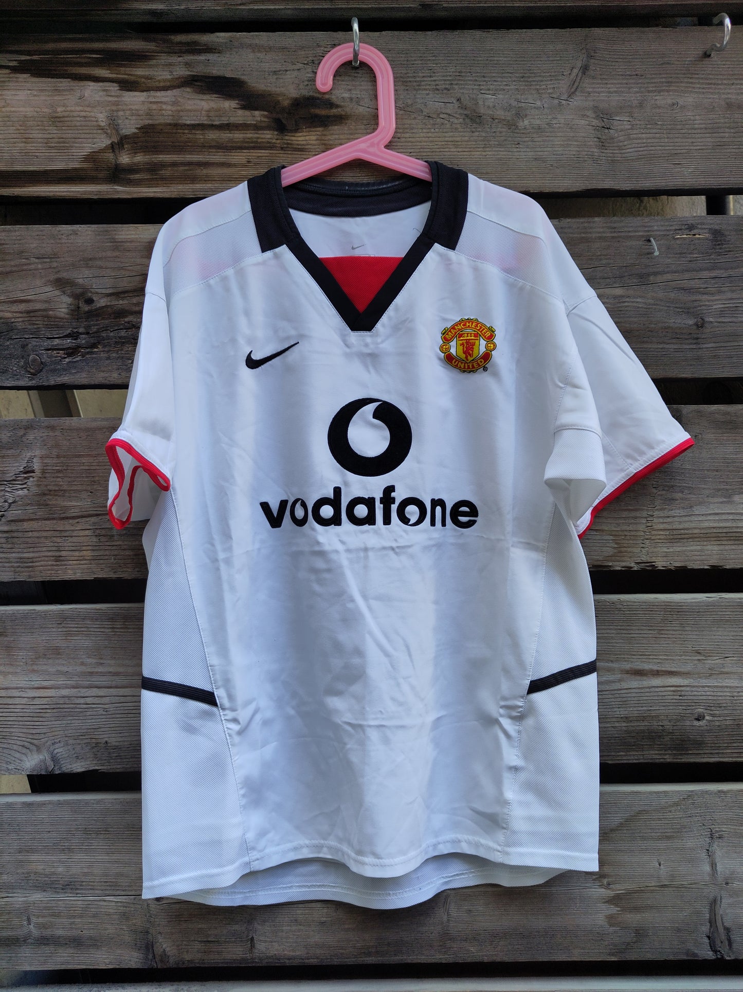Manchester United shirt 2002-03 away kids