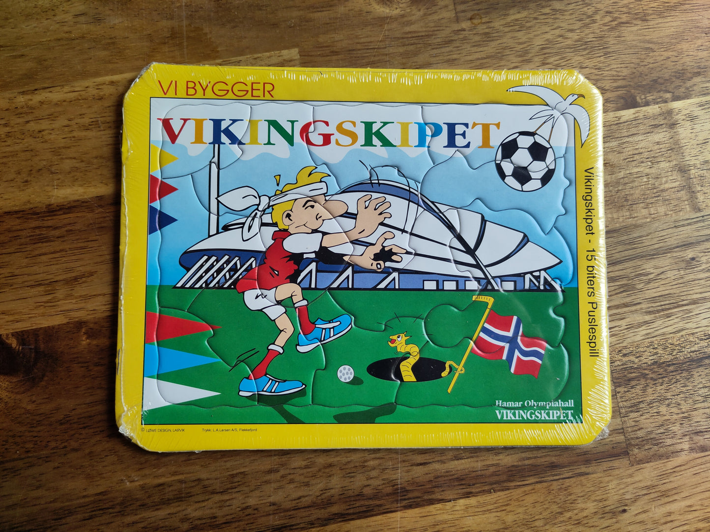 Vikingskipet puslespill - Vi bygger Vikingskipet