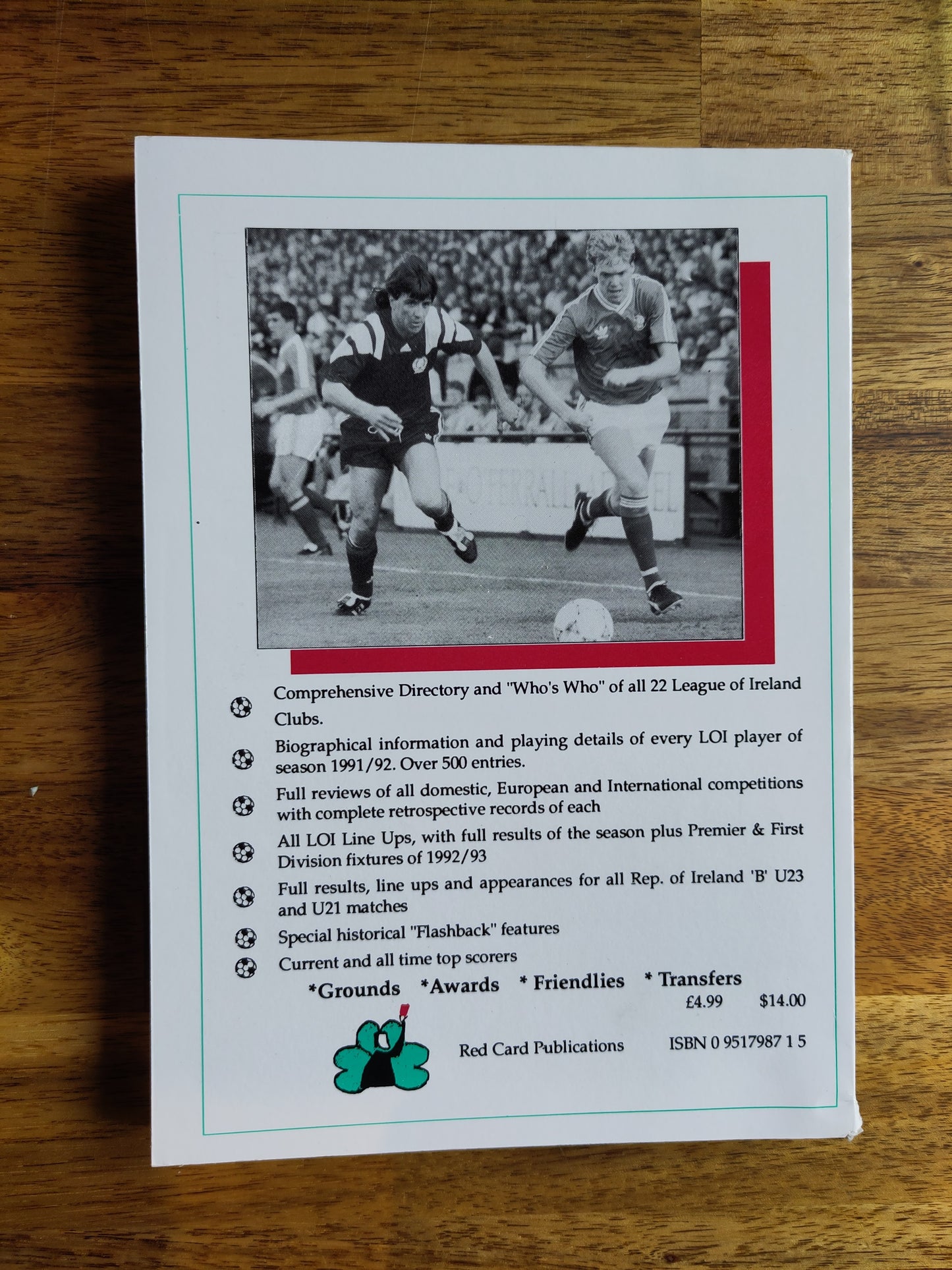 BOK: Irish Football Handbook 1992-93 (Desmond/Galvin)