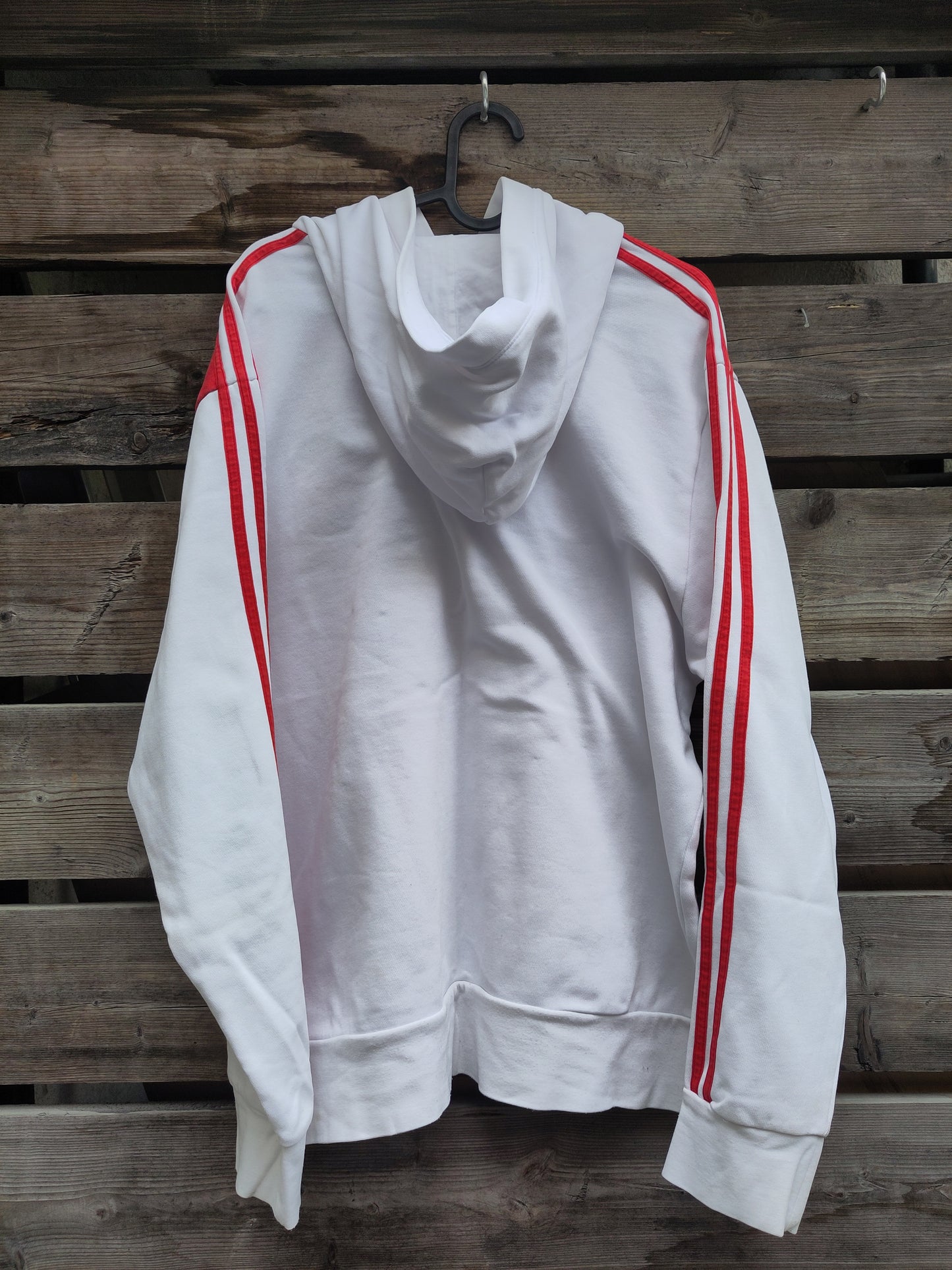 Liverpool hettegenser Adidas hvit/rød