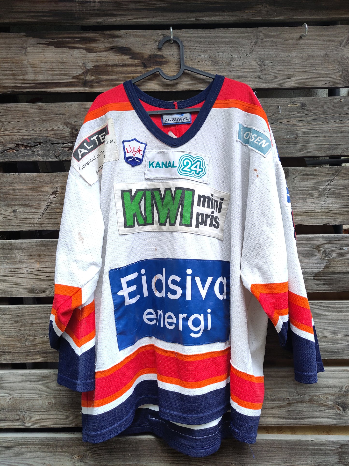 Lillehammer Ishockey drakt utøverbrukt/kampbrukt Holm