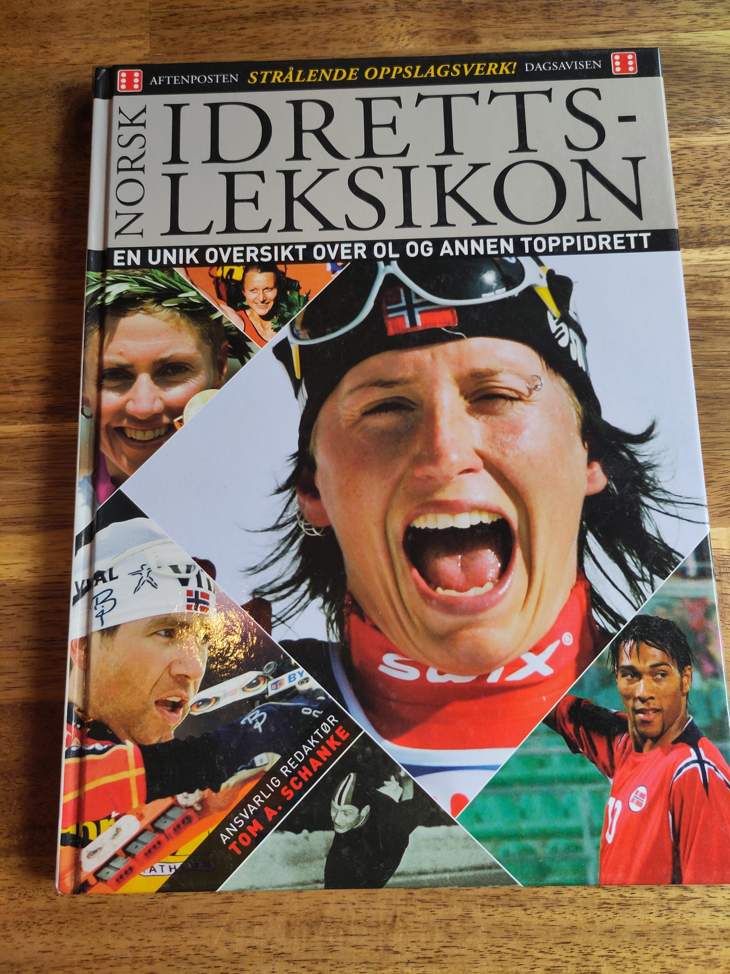 BOK: Norsk Idrettsleksikon (Tom A. Schanke) signert