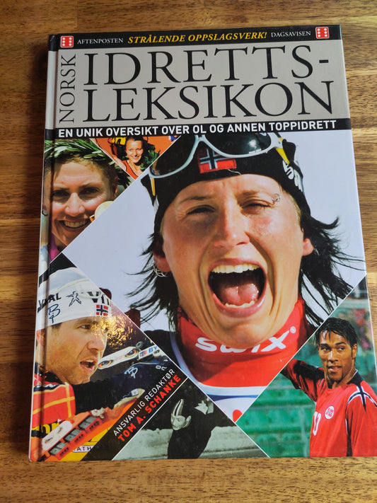 BOK: Norsk Idrettsleksikon (Tom A. Schanke) signert