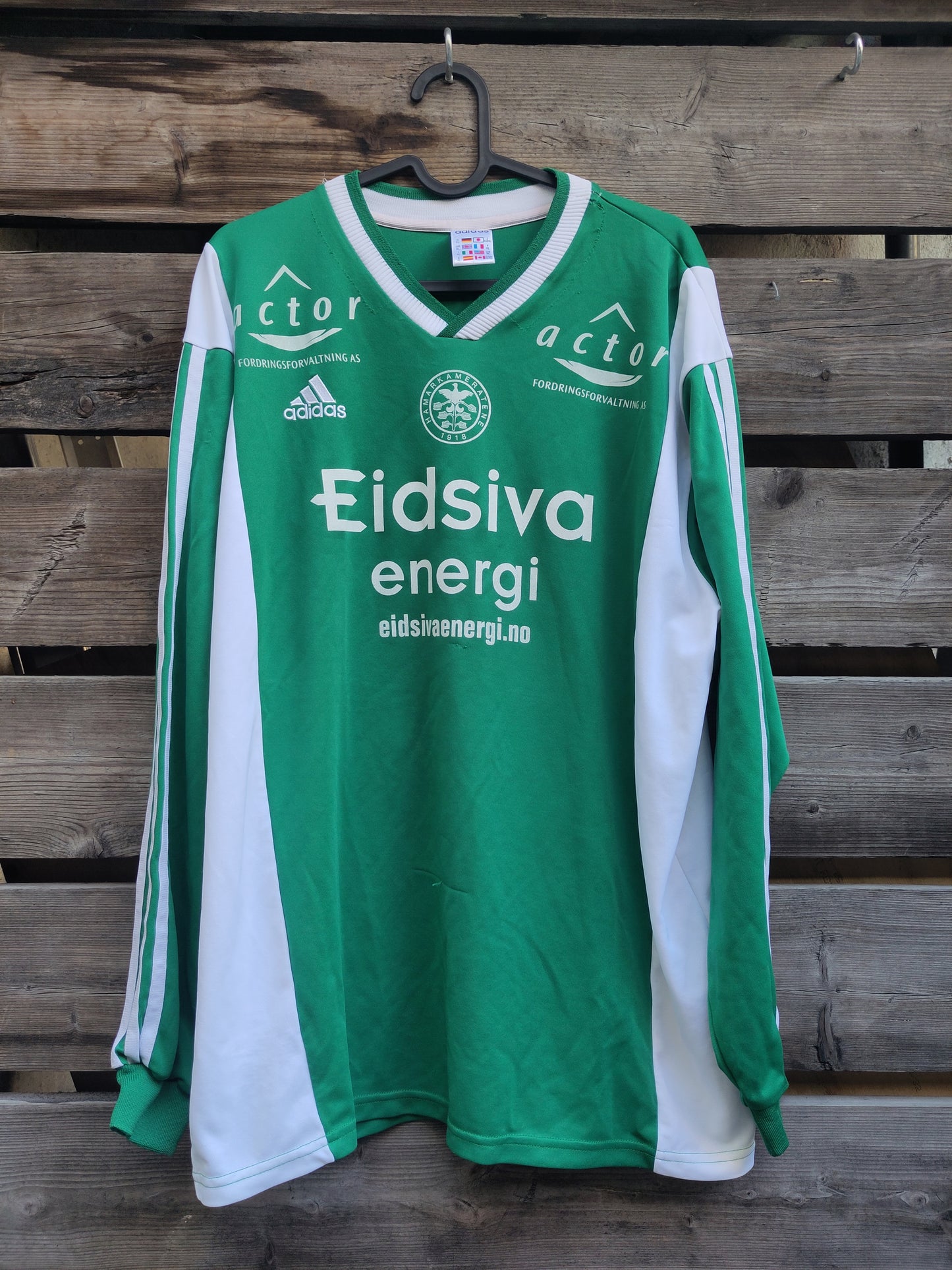 HamKam drakt 2001 borte utøverbrukt/kampbrukt Vaagan Moen