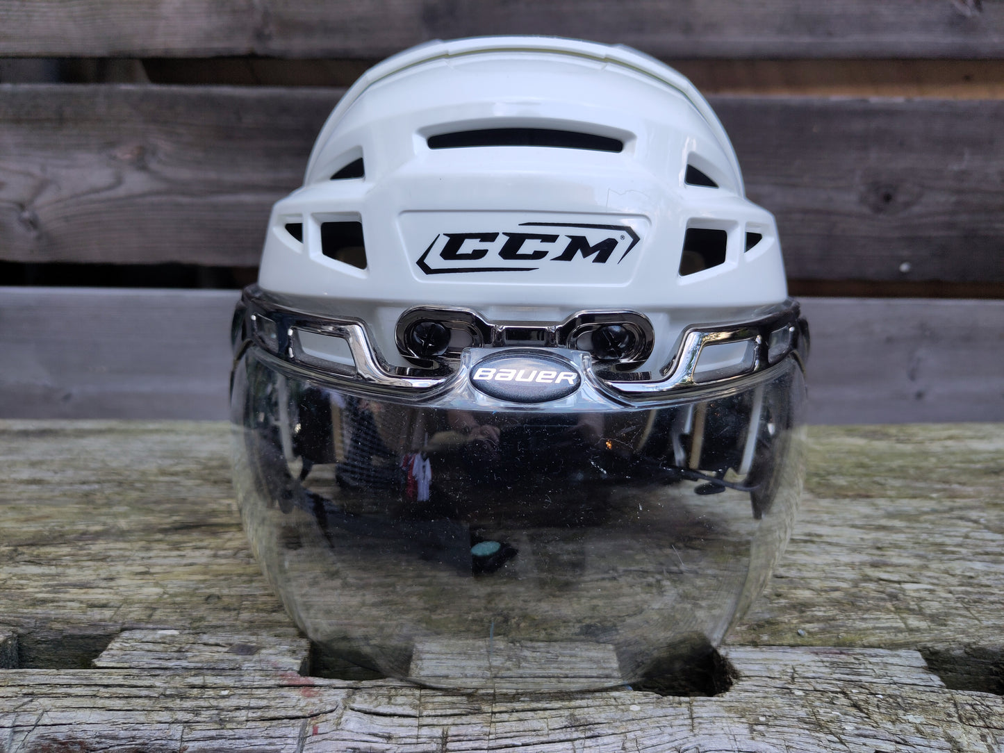 Drummondville Voltigeurs hjelm utøverbrukt Saxrud Danielsen