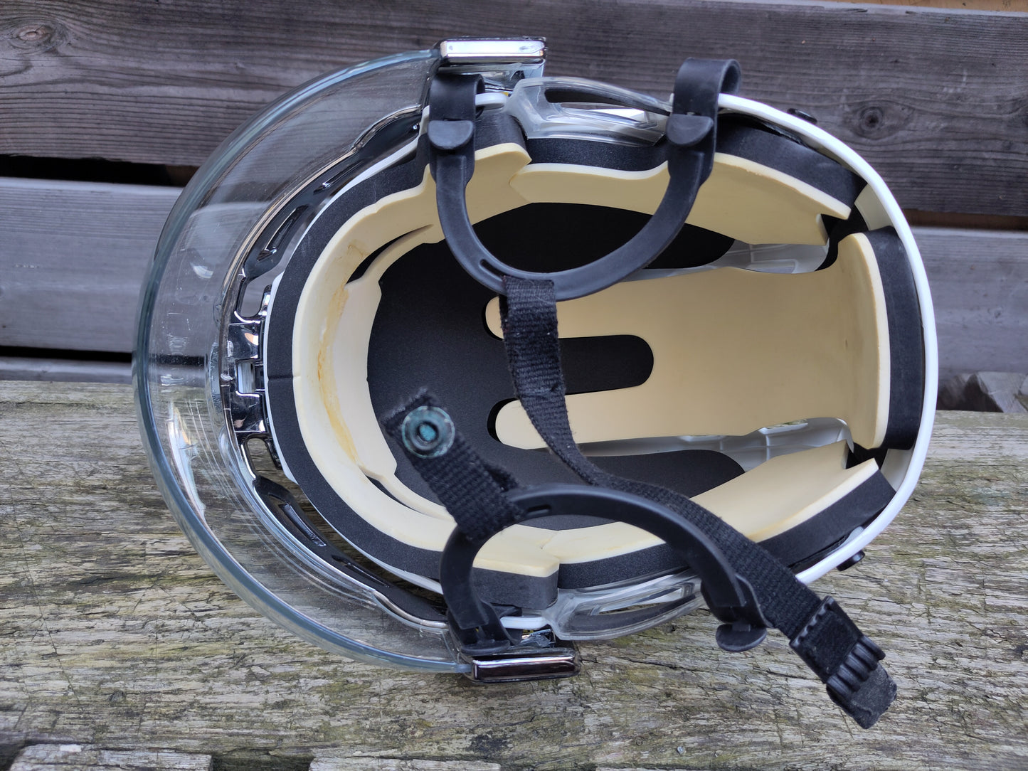 Drummondville Voltigeurs hjelm utøverbrukt Saxrud Danielsen