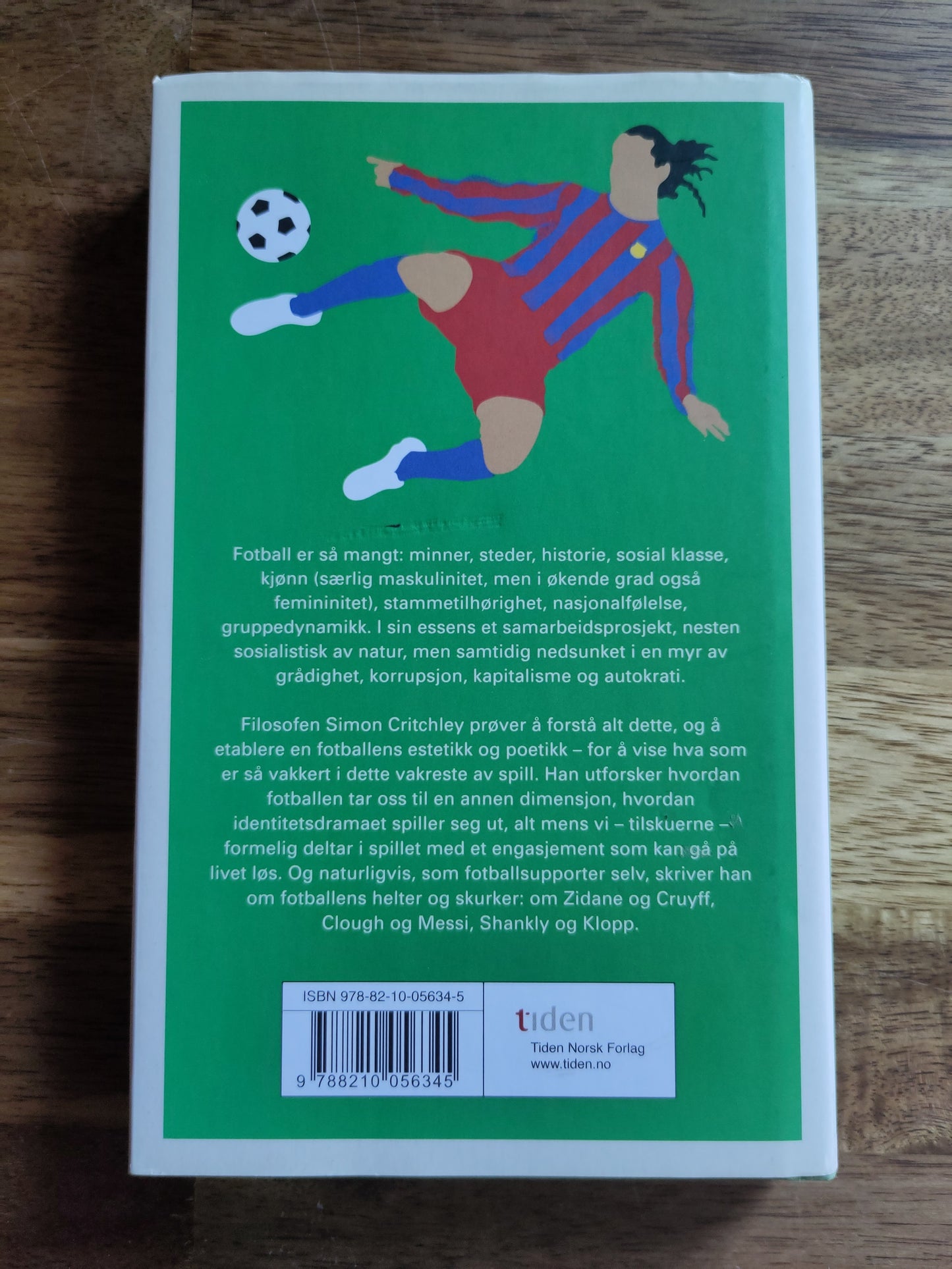 BOK: Det vi tenker på når vi tenker på fotball (Critchley)