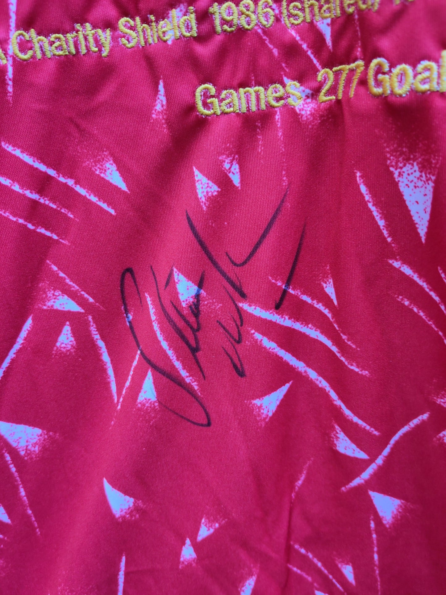 Liverpool drakt 1989-91 hjemme retro signert Steve McMahon