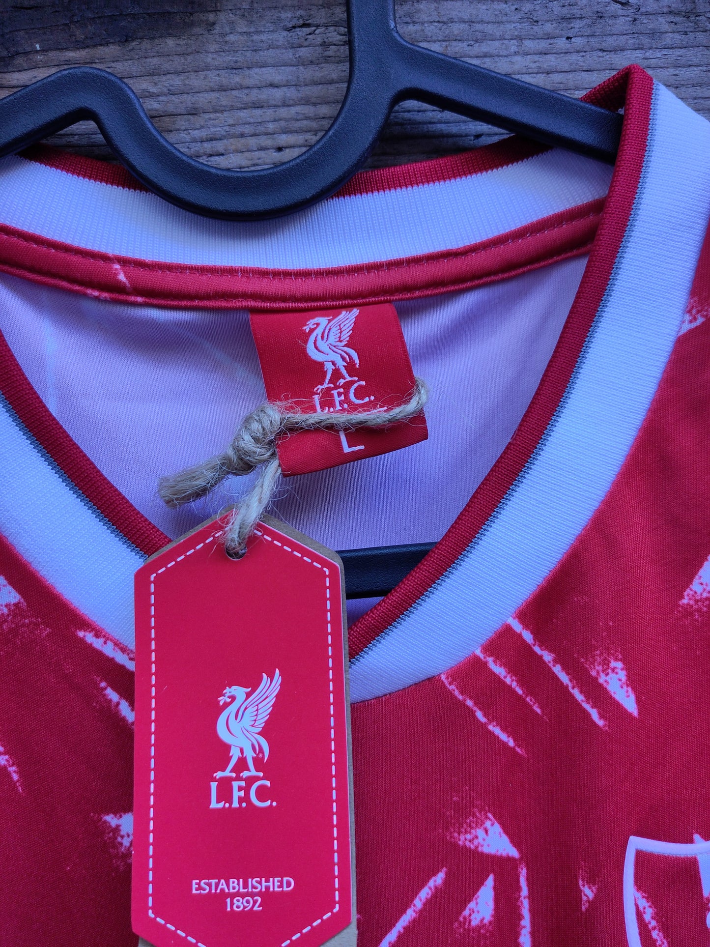 Liverpool drakt 1989-91 hjemme retro signert Steve McMahon