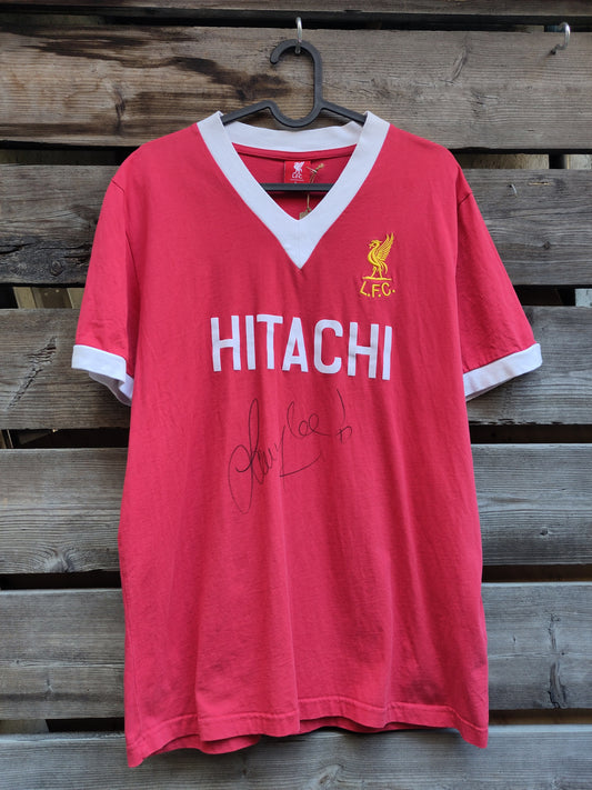 Liverpool drakt 1979-82 hjemme retro signert Sammy Lee