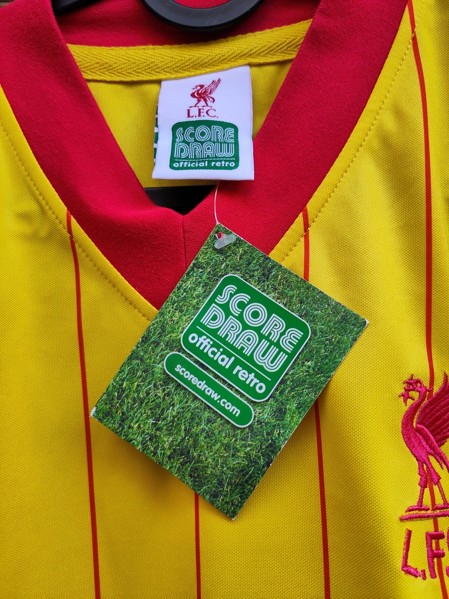 Liverpool drakt 1982-84 borte signert Ronnie Whelan