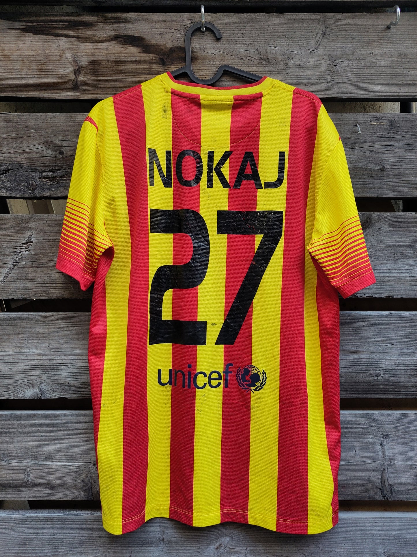 Barcelona drakt 2013-14 borte (flekker)