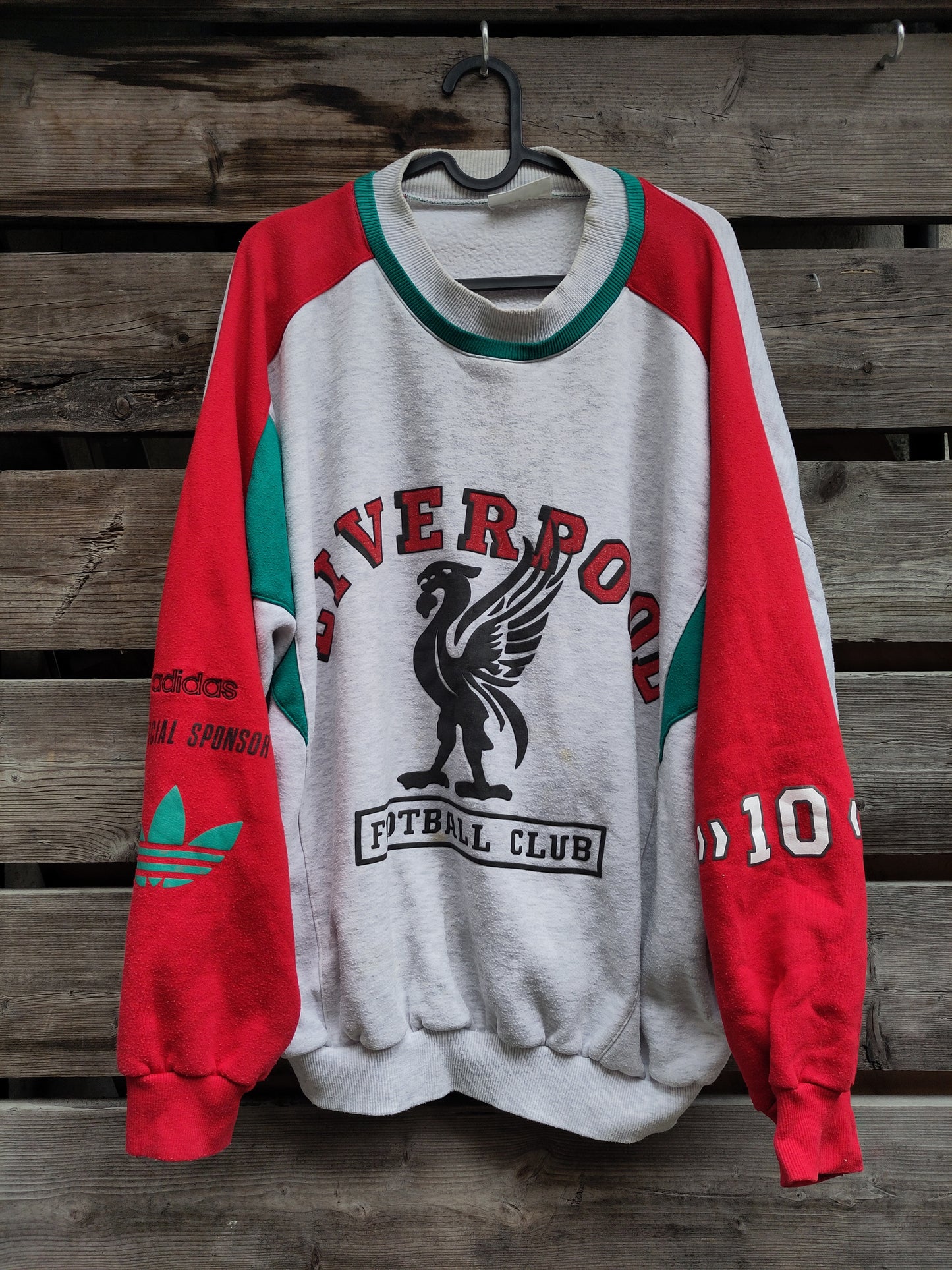 Liverpool genser Adidas 90-tall #10 (flekker)