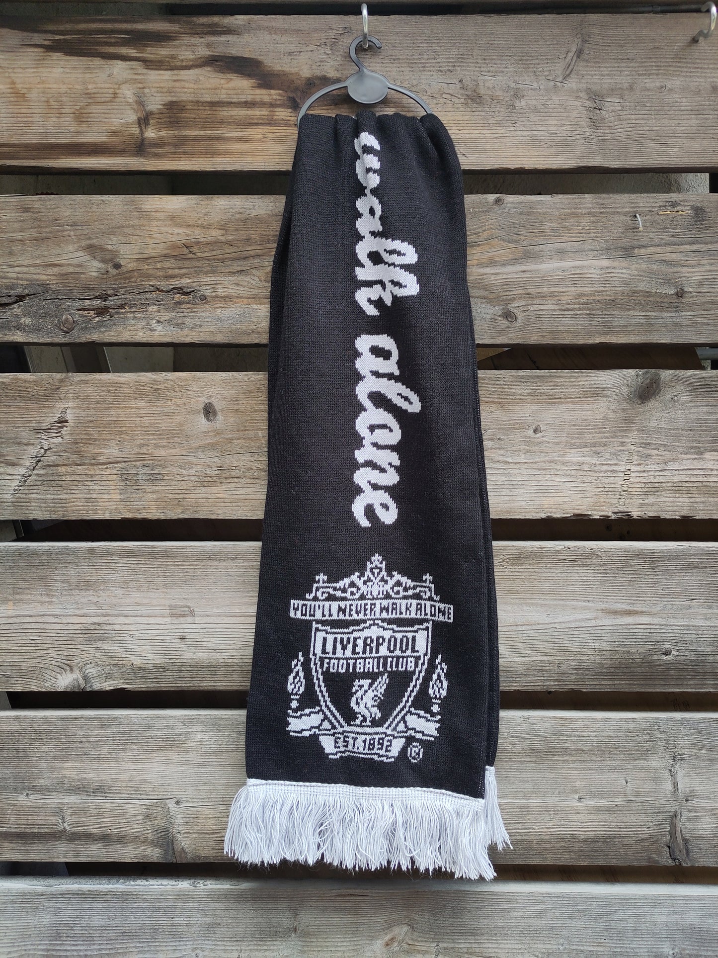 Liverpool skjerf YNWA/Steven Gerrard