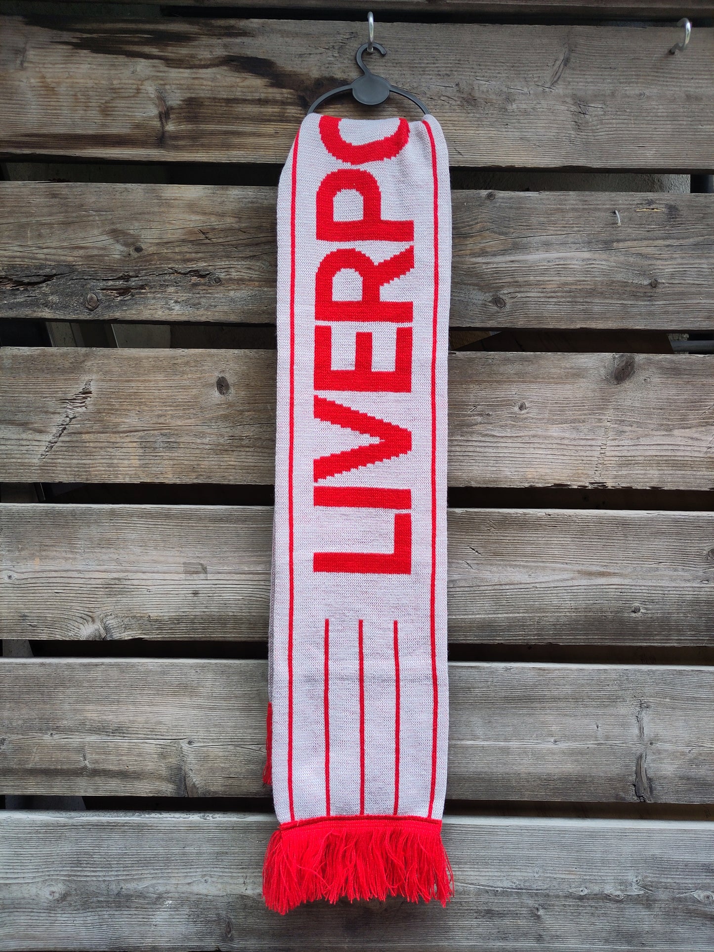 Liverpool skjerf grå/rød YNWA