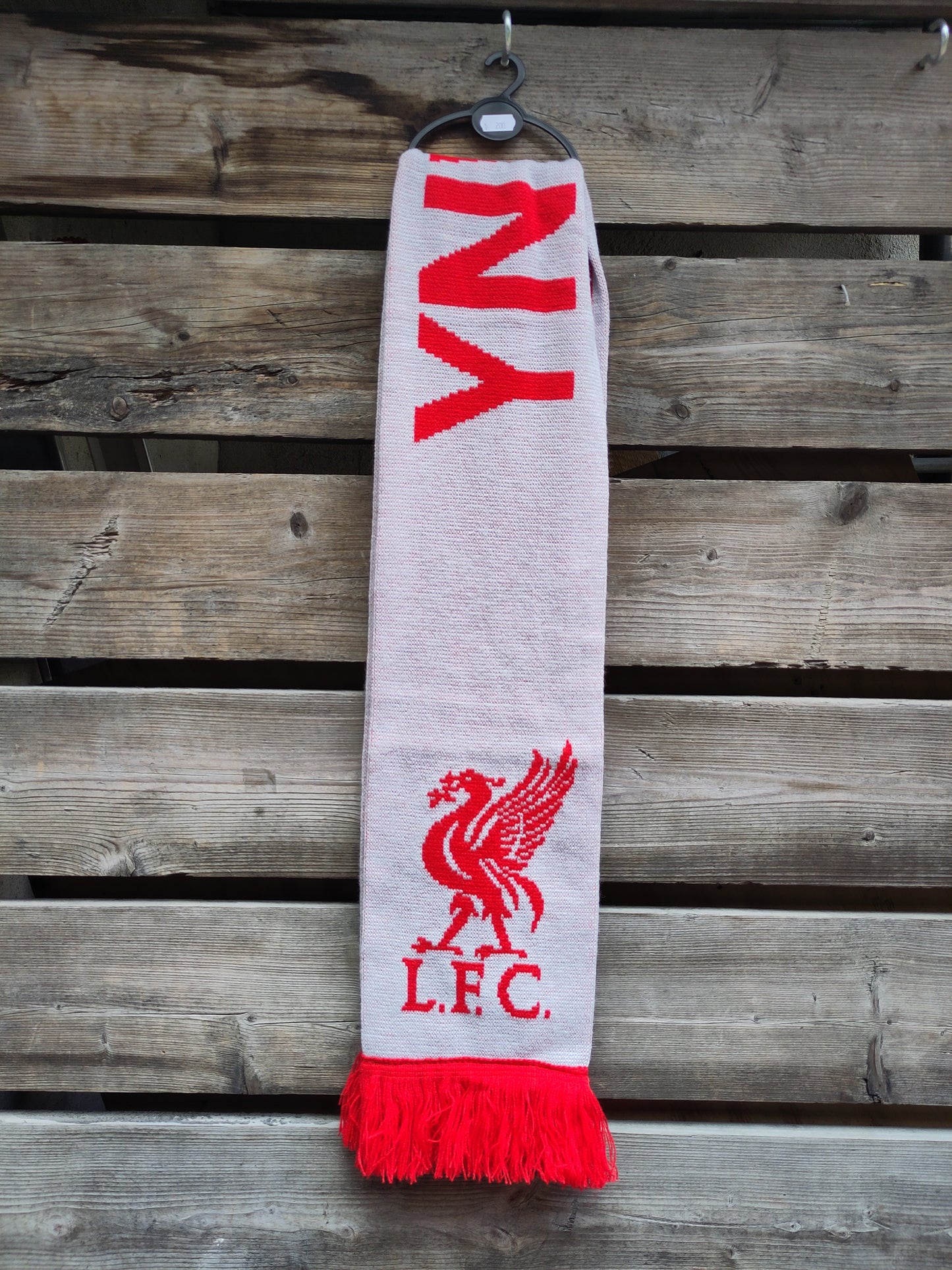 Liverpool skjerf grå/rød YNWA