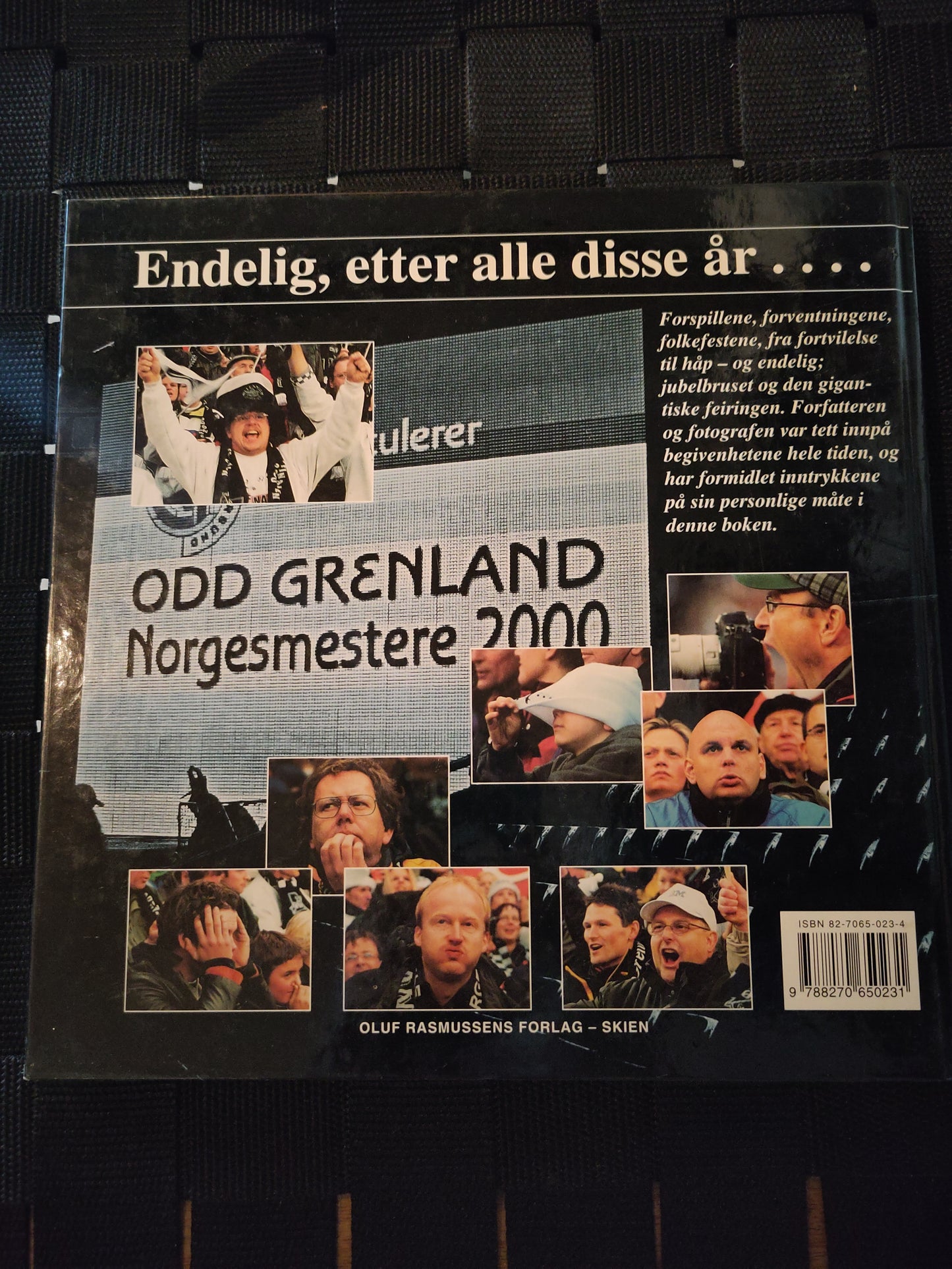 BOK: Odd'rane vant - Den store cupfinalefesten 2000 i ord og bilder (Tveit/Riis)