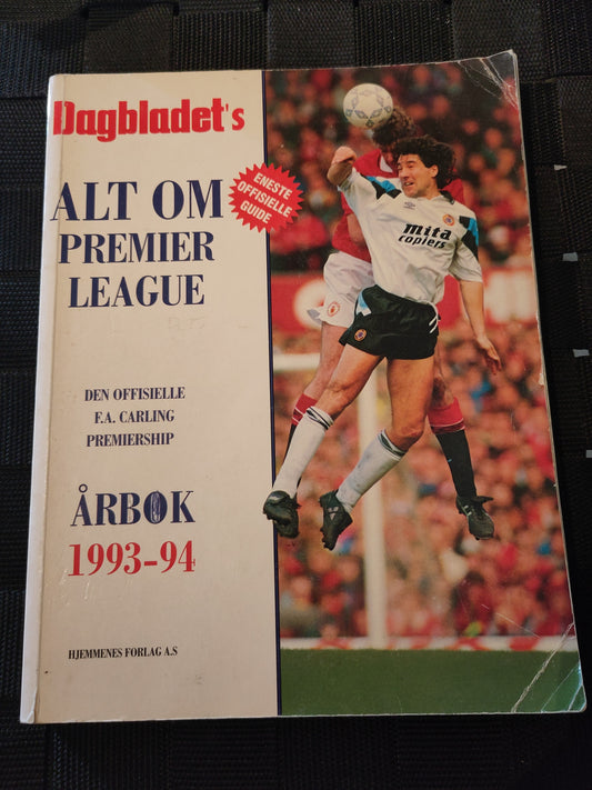 BOK: Offisiell årbok Premier League 1993-94 (Dagbladet)