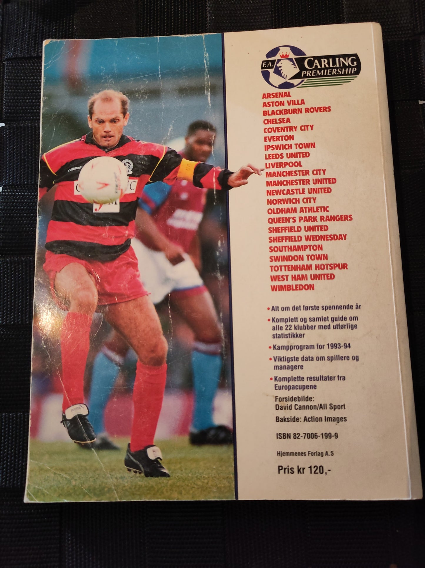 BOK: Offisiell årbok Premier League 1993-94 (Dagbladet)