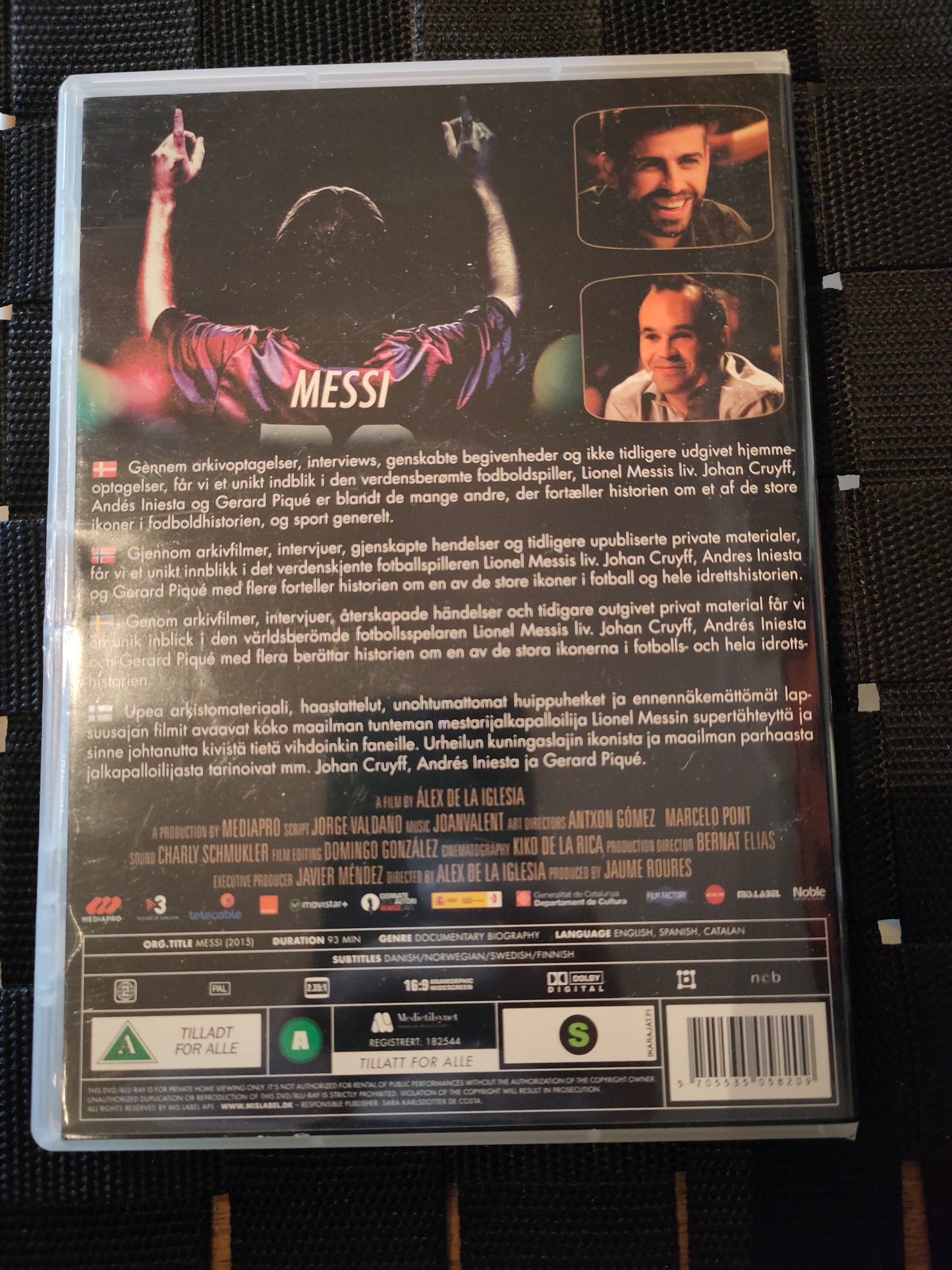 DVD: Messi - The Greatest Player In The World