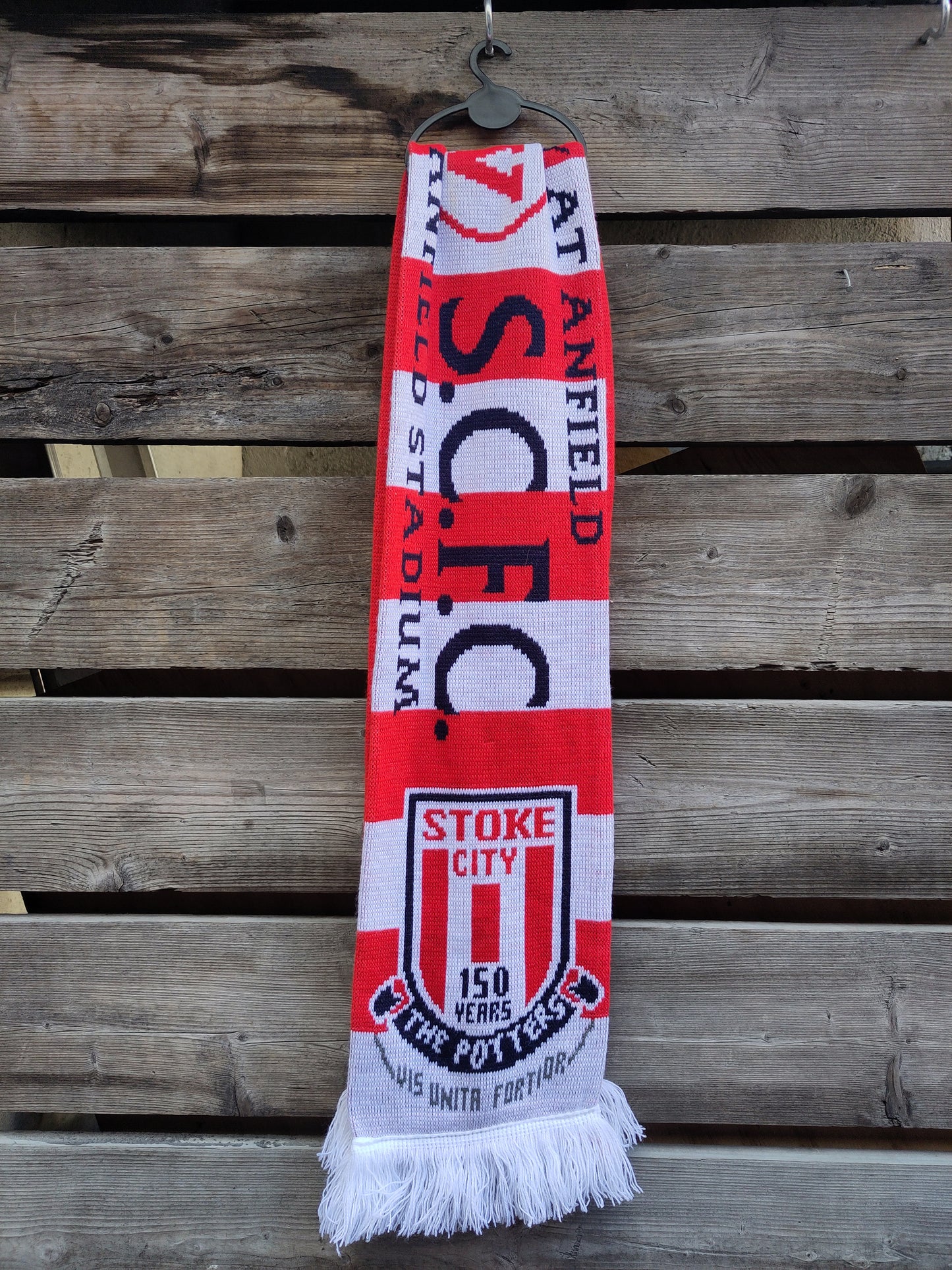 Liverpool skjerf half&half Stoke 2013-14