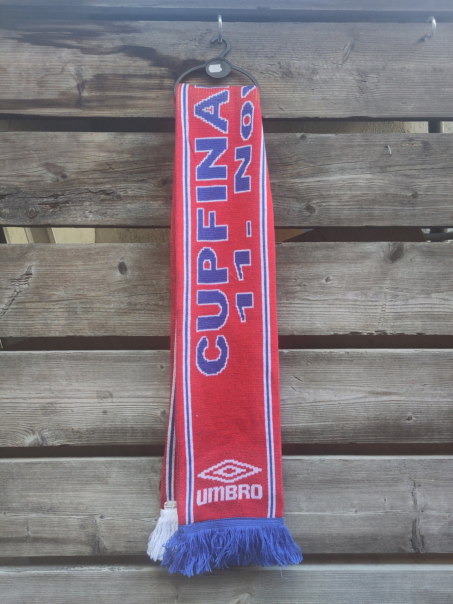 Lillestrøm skjerf half&half Haugesund cupfinalen 2007