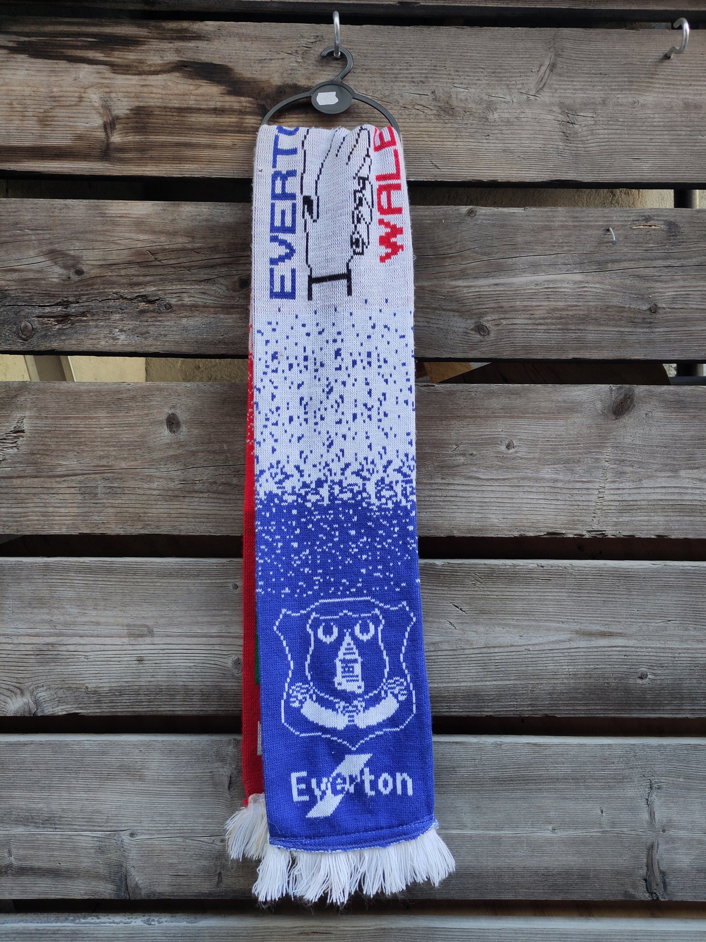 Everton skjerf half&half Wales