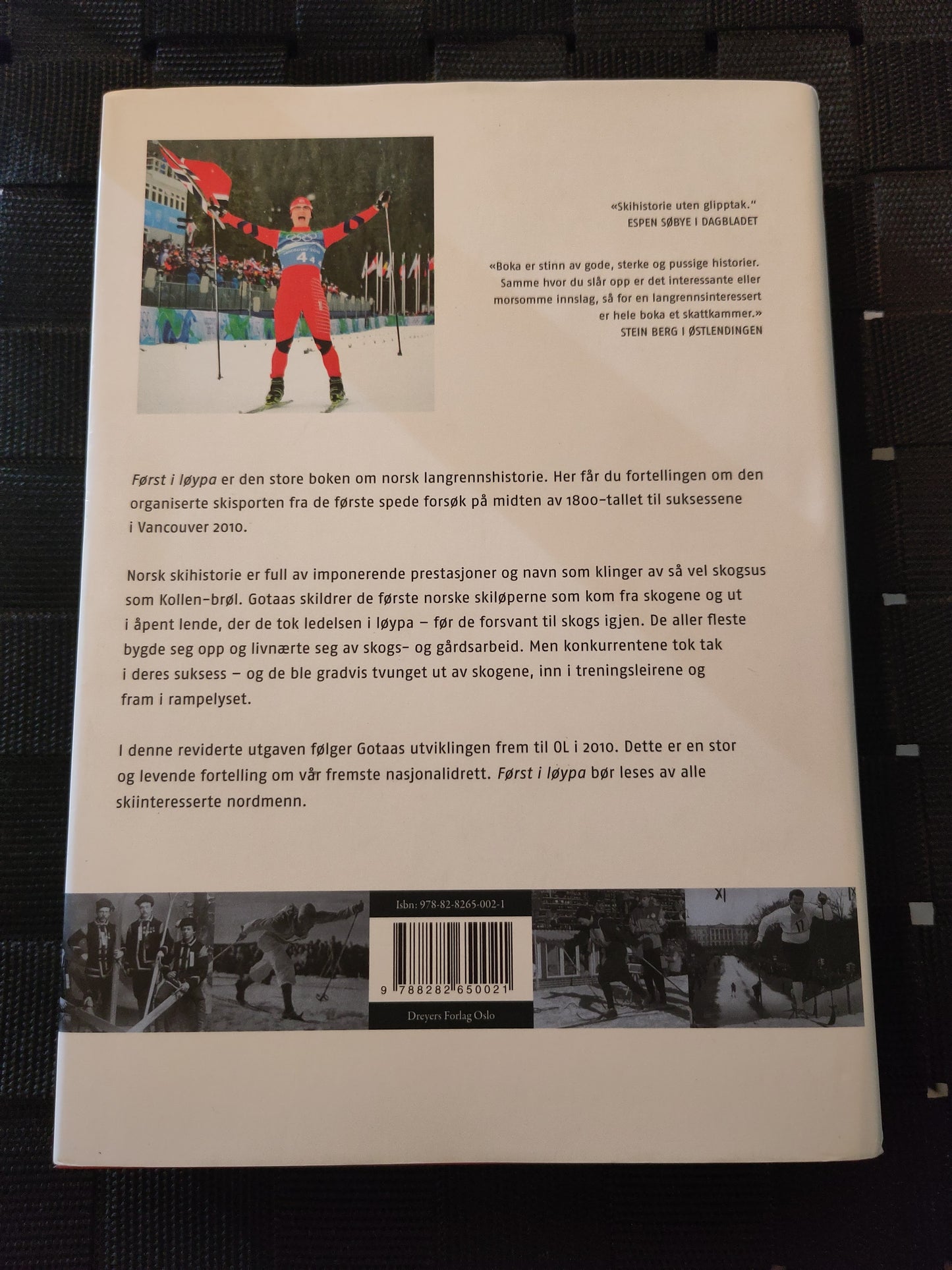 BOK: Først i løypa - historien om langrenn i Norge (Gotaas)