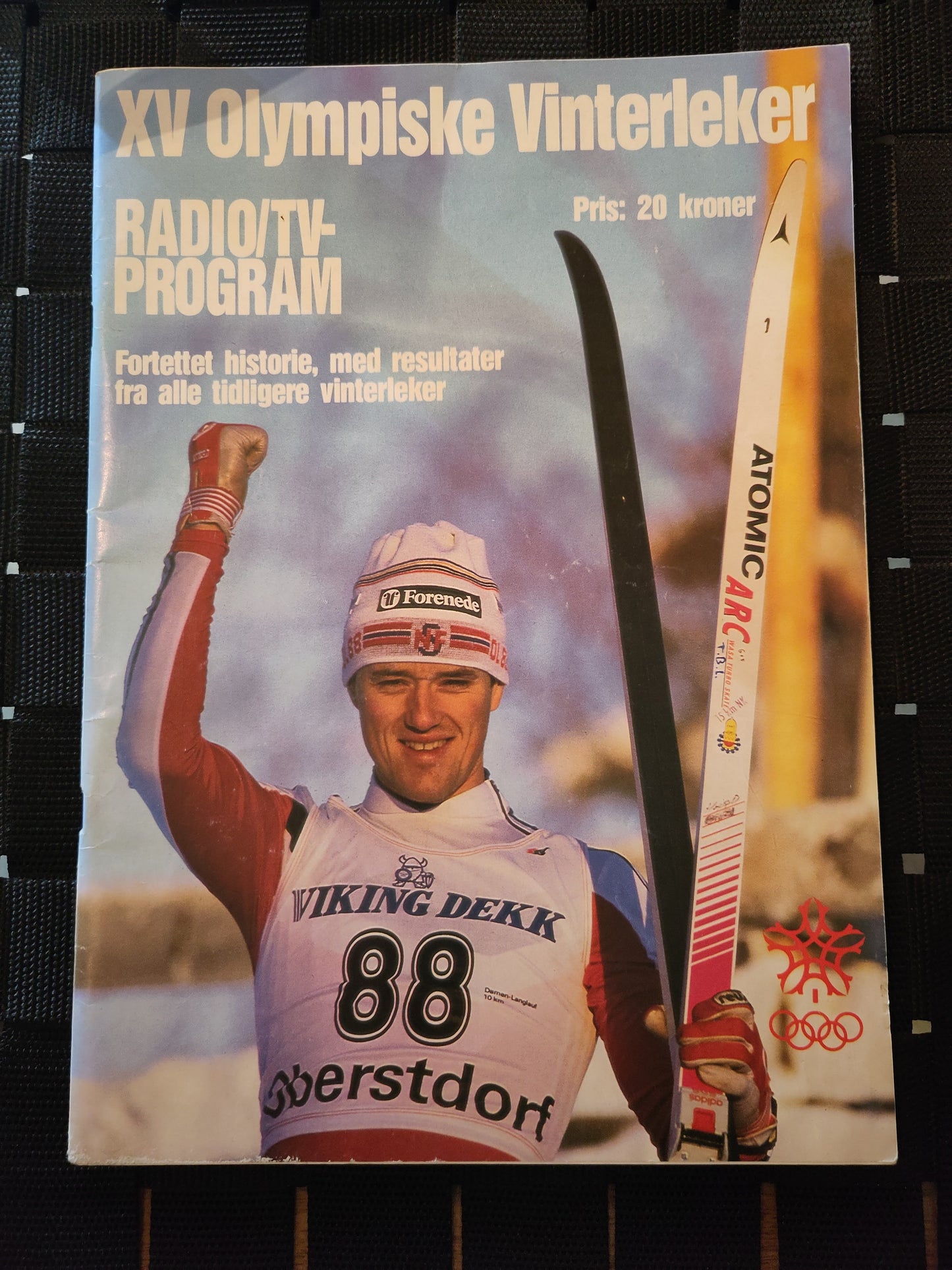 OL 1988 Calgary program radio/TV