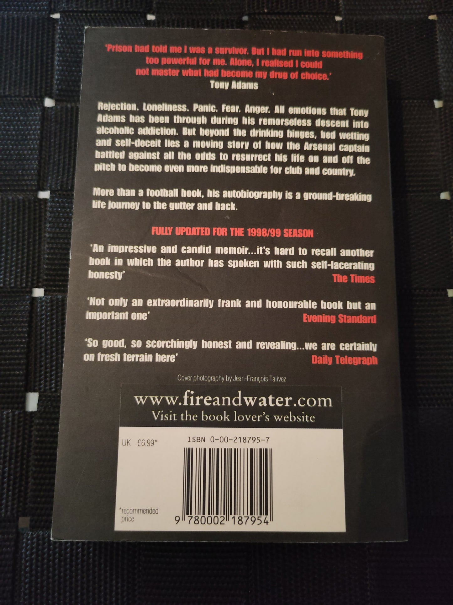 BOK: Tony Adams - Addicted (Adams/Ridley)