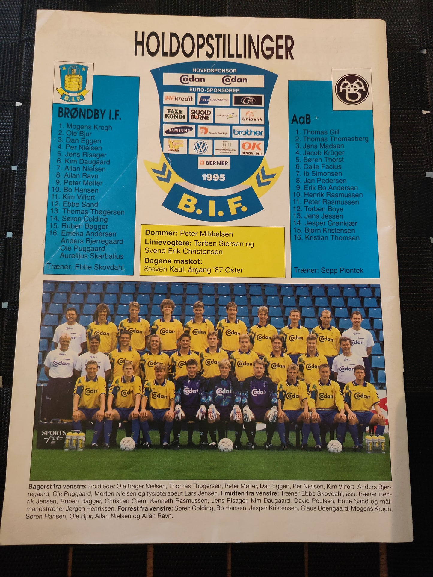 Kampprogram: Diverse dansk fotball