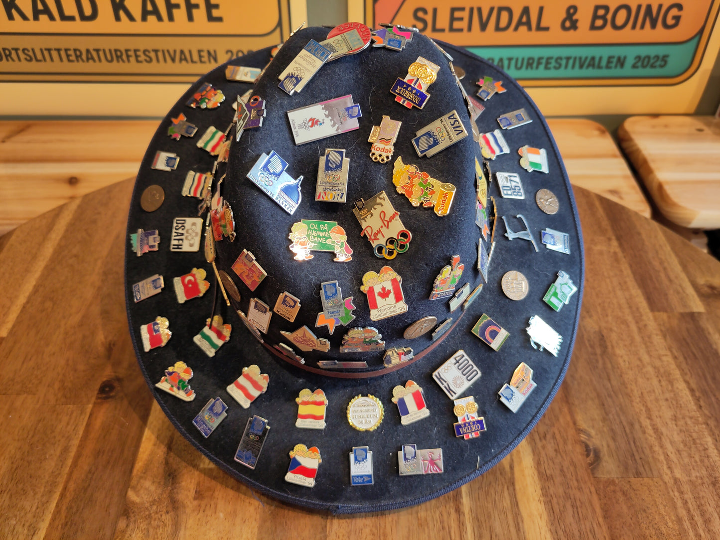 OL 1994 Lillehammer rallarhatt m/ pins v2*