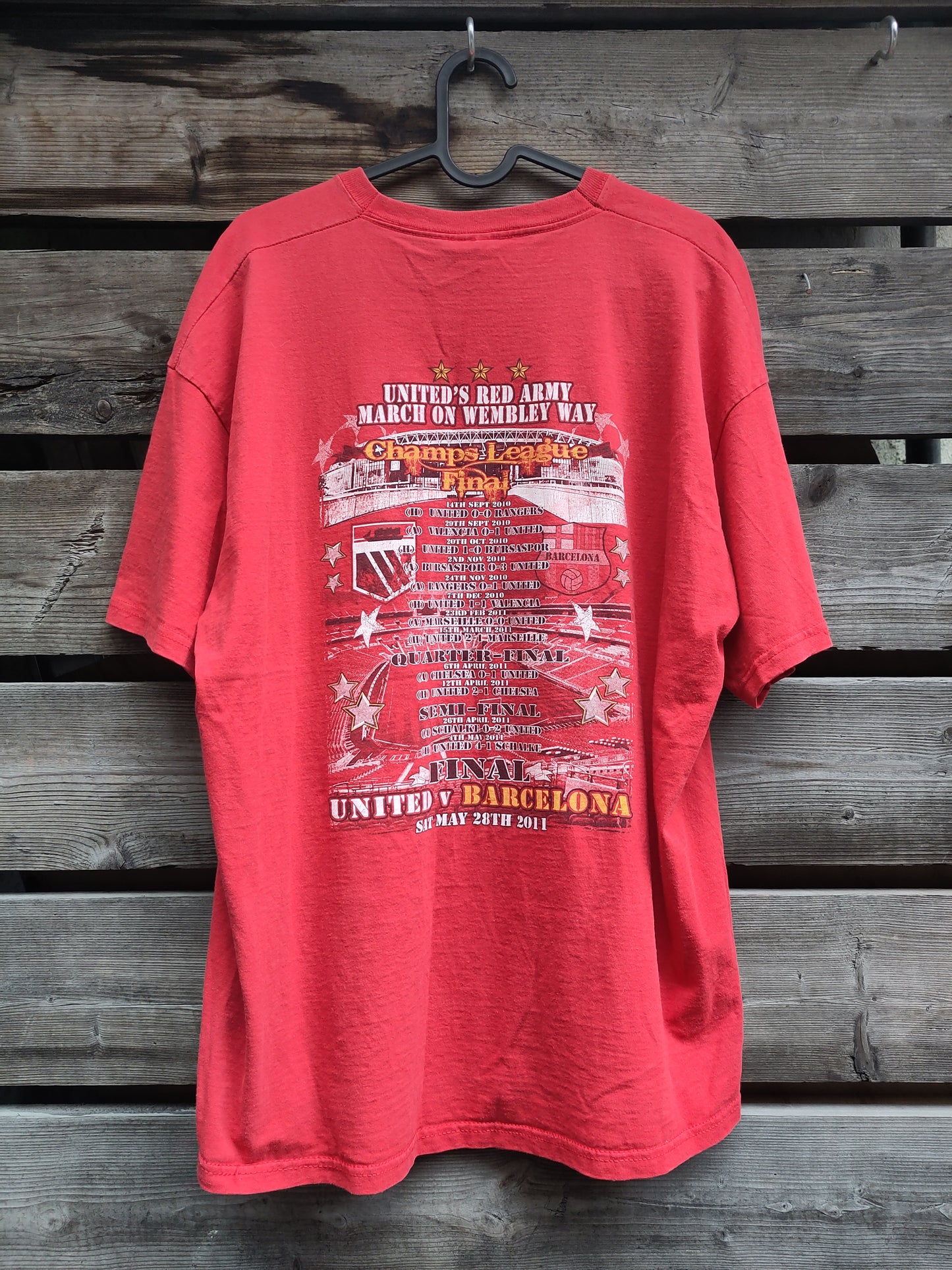 Manchester United t-skjorte Champions League Final 2011*