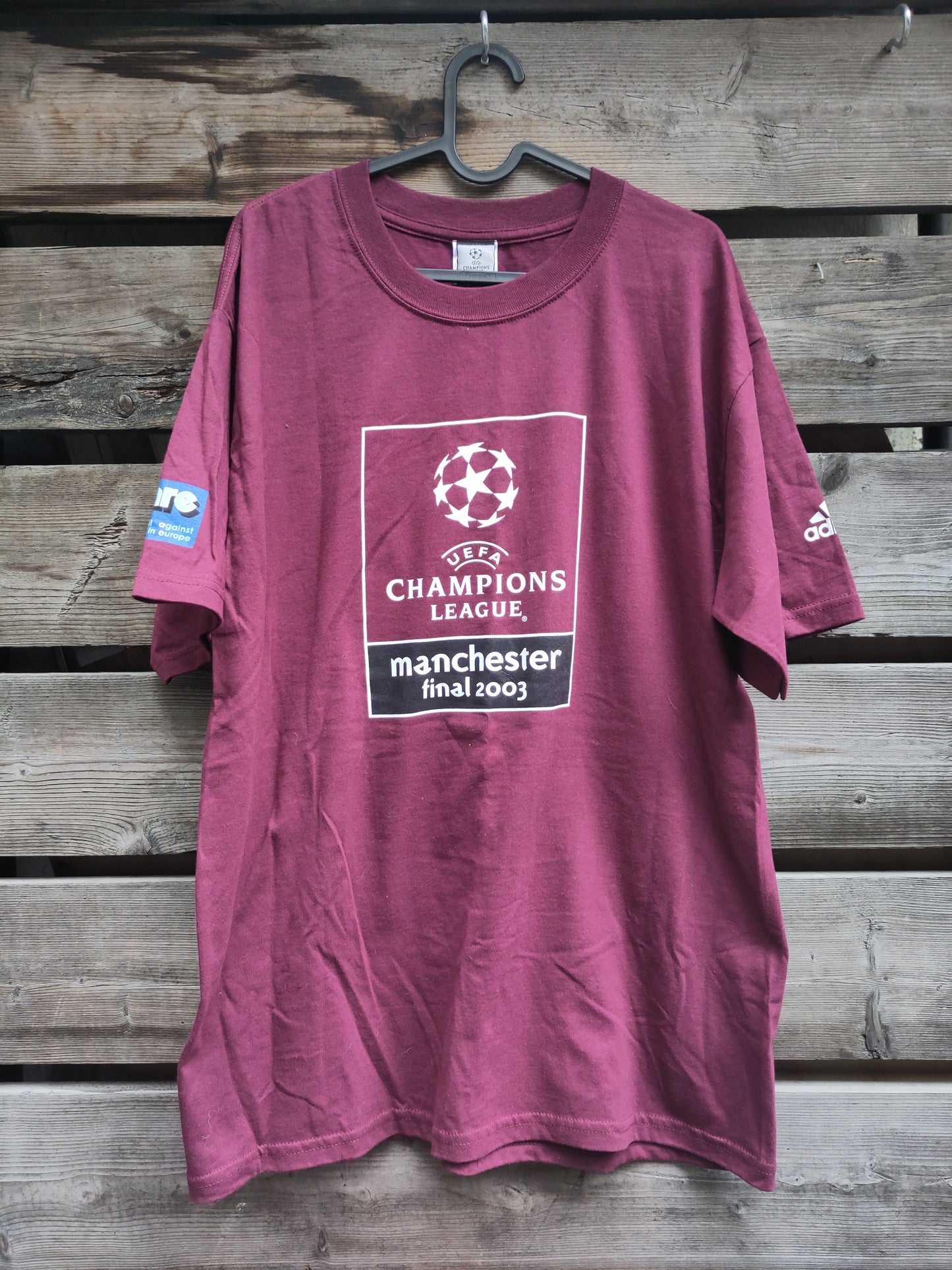 UEFA Champions League Final 2002-03 t-skjorte* (BNWT)