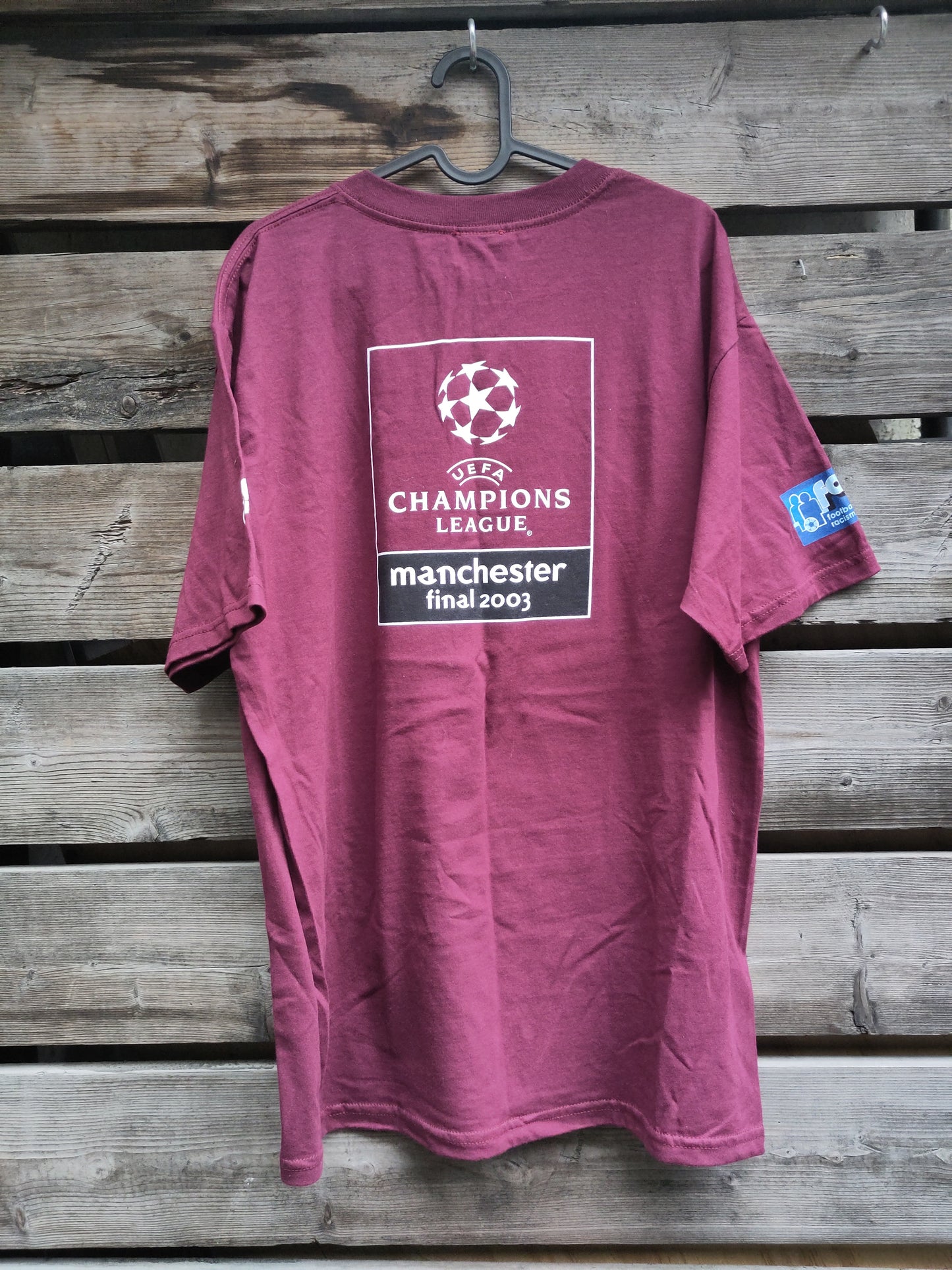 UEFA Champions League Final 2002-03 t-skjorte* (BNWT)