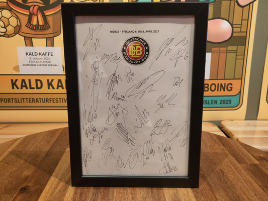 Norge vs Tyskland hockey 2017 signert Tyskland*