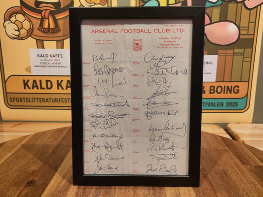 Arsenal autografer 1980-tall*