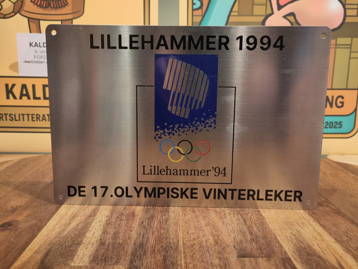OL 1994 Lillehammer skilt metall*