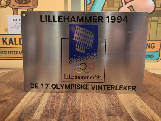 OL 1994 Lillehammer skilt metall*