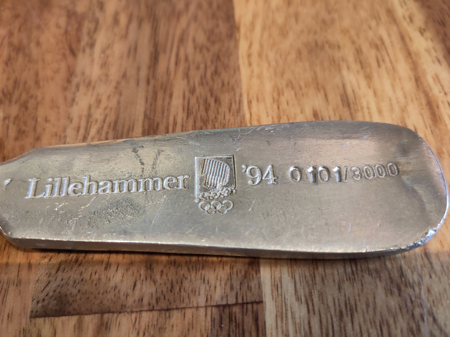 OL 1994 Lillehammer øse tinn nummerert*