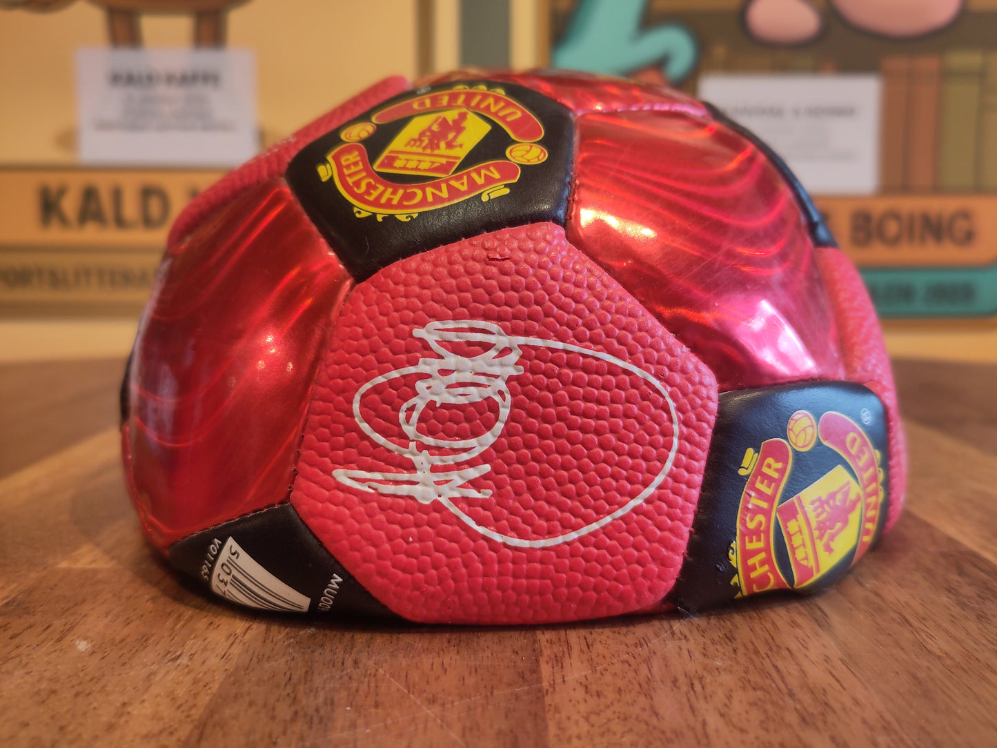 Manchester United ball autografer*
