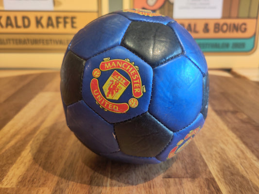 Manchester United ball liten blå/sort*