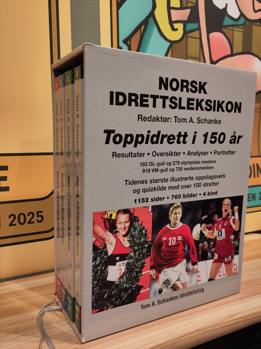 BOK: Norsk Idrettsleksikon - fire bind (Schanke)