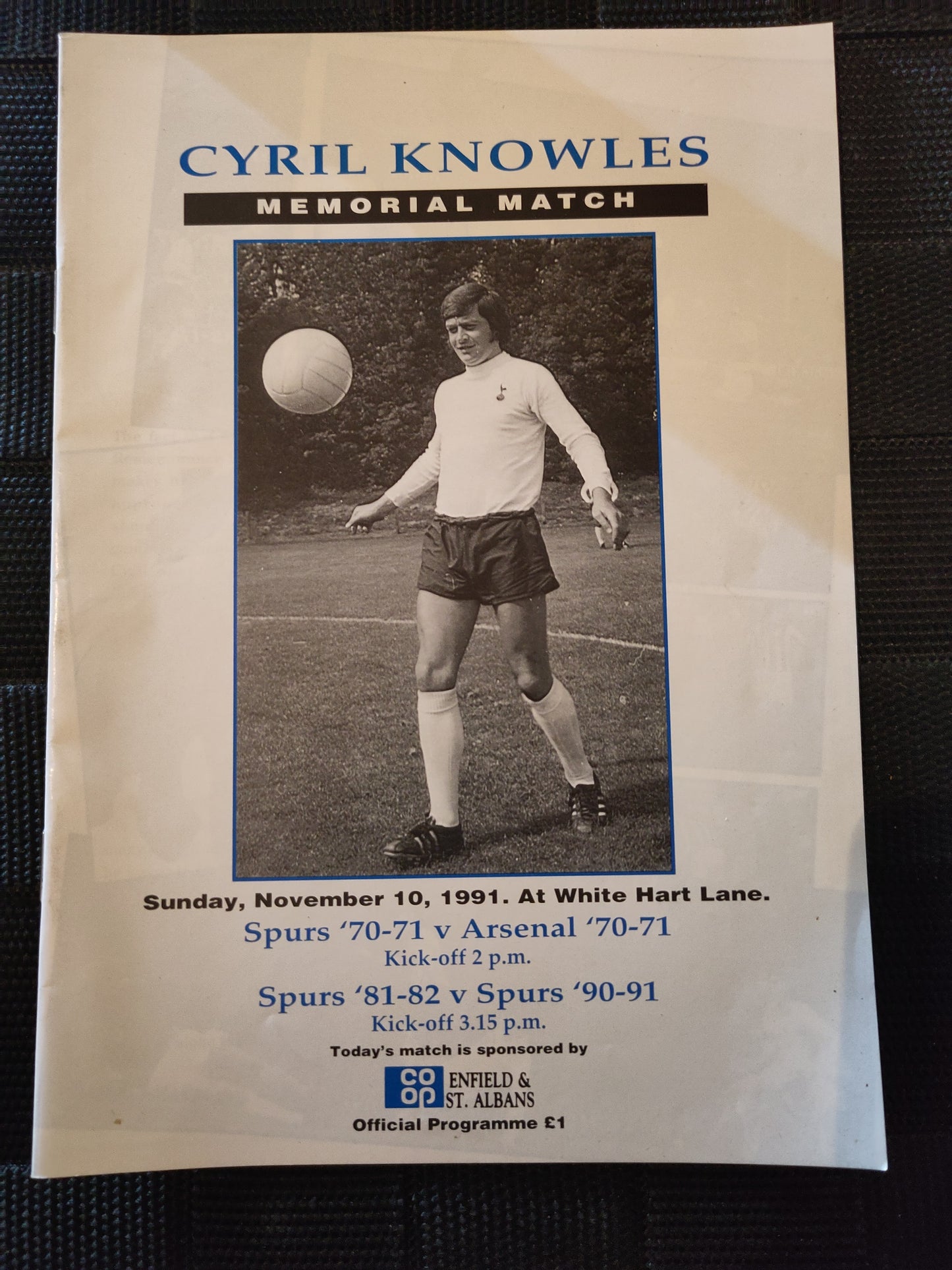 Kampprogram: Diverse engelsk fotball