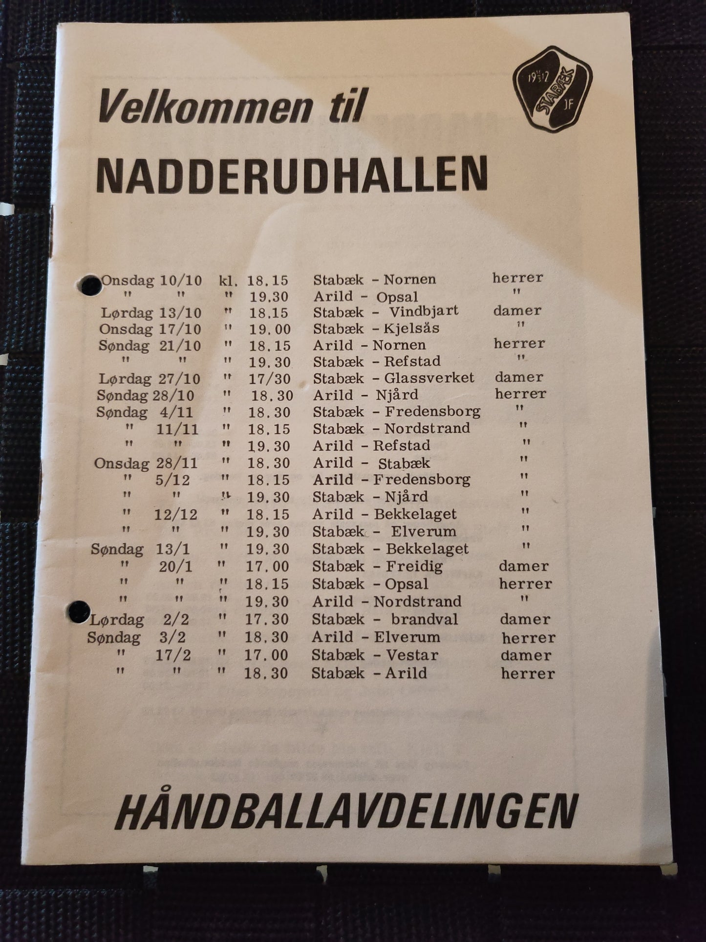 Program: Diverse idretter