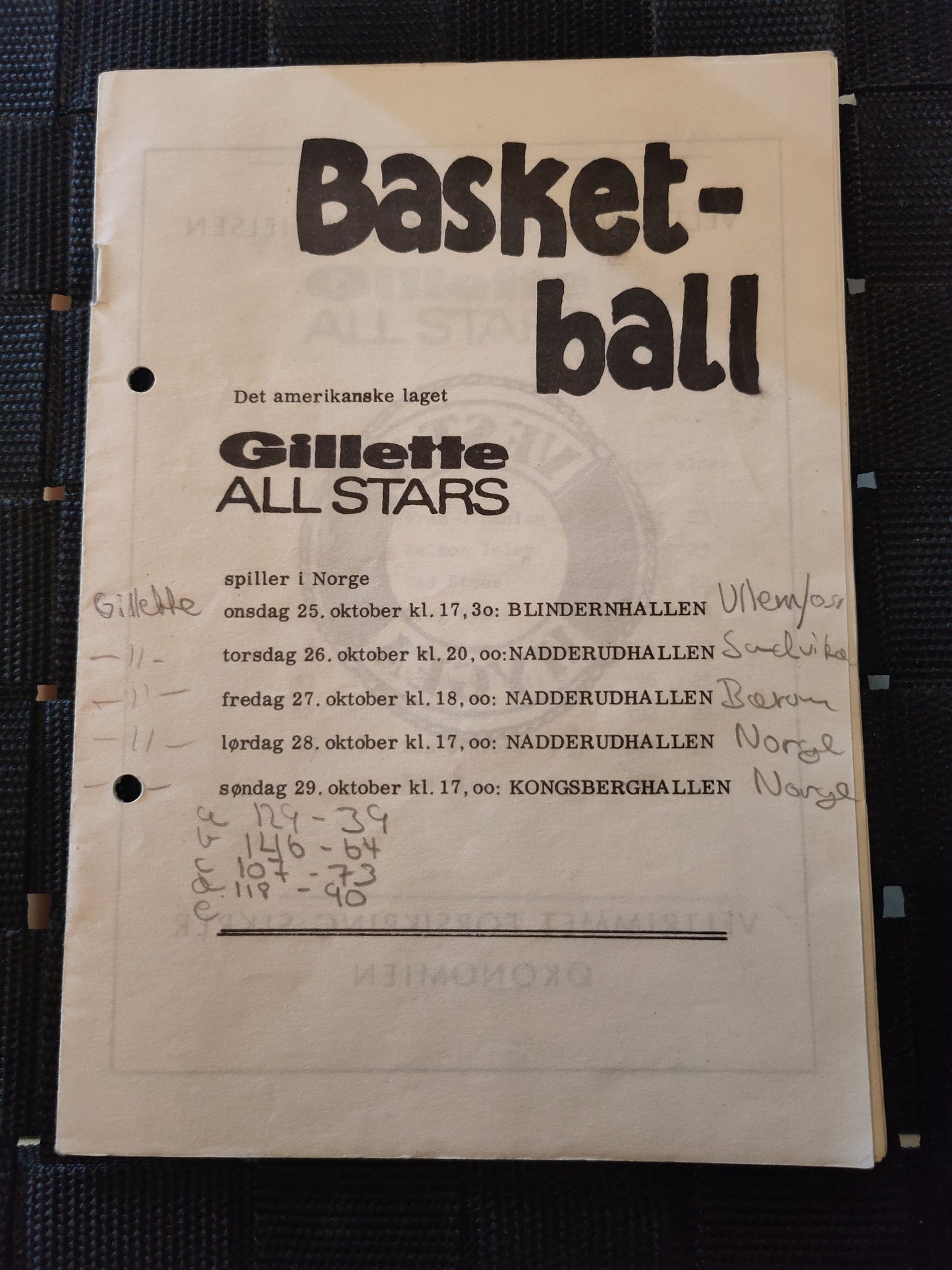 Program: Diverse idretter