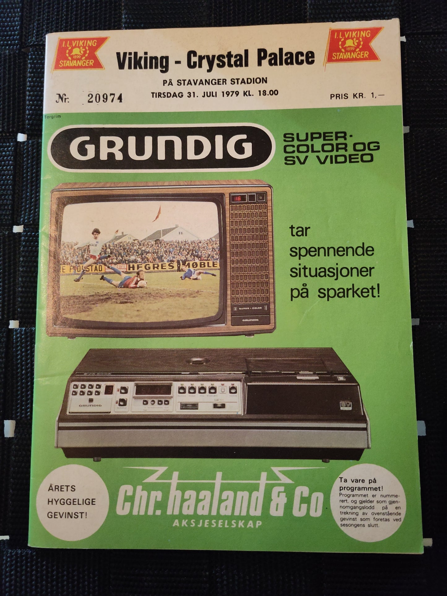 Kampprogram: Norsk fotball