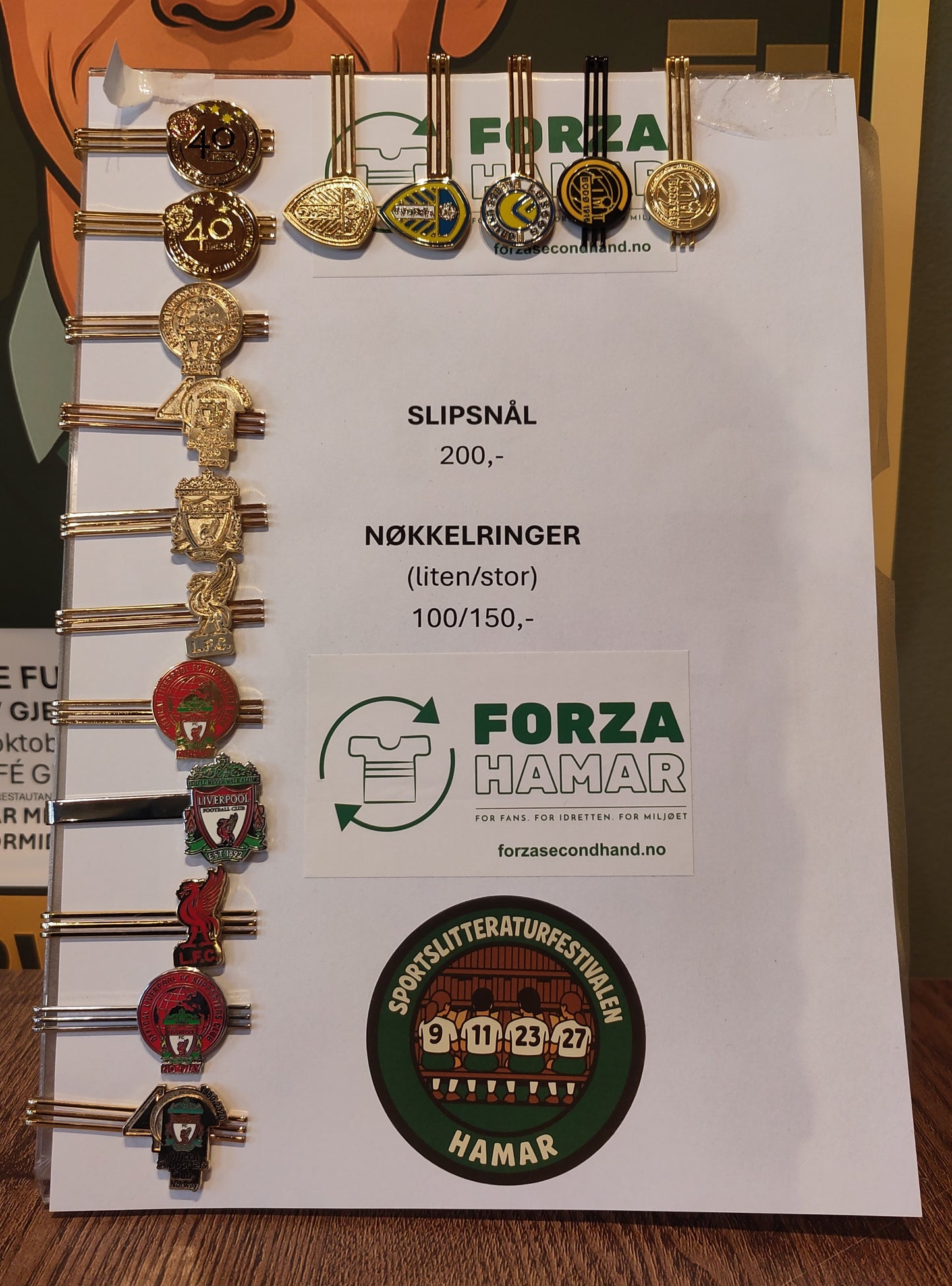 Slipsnåler (fotball diverse)*