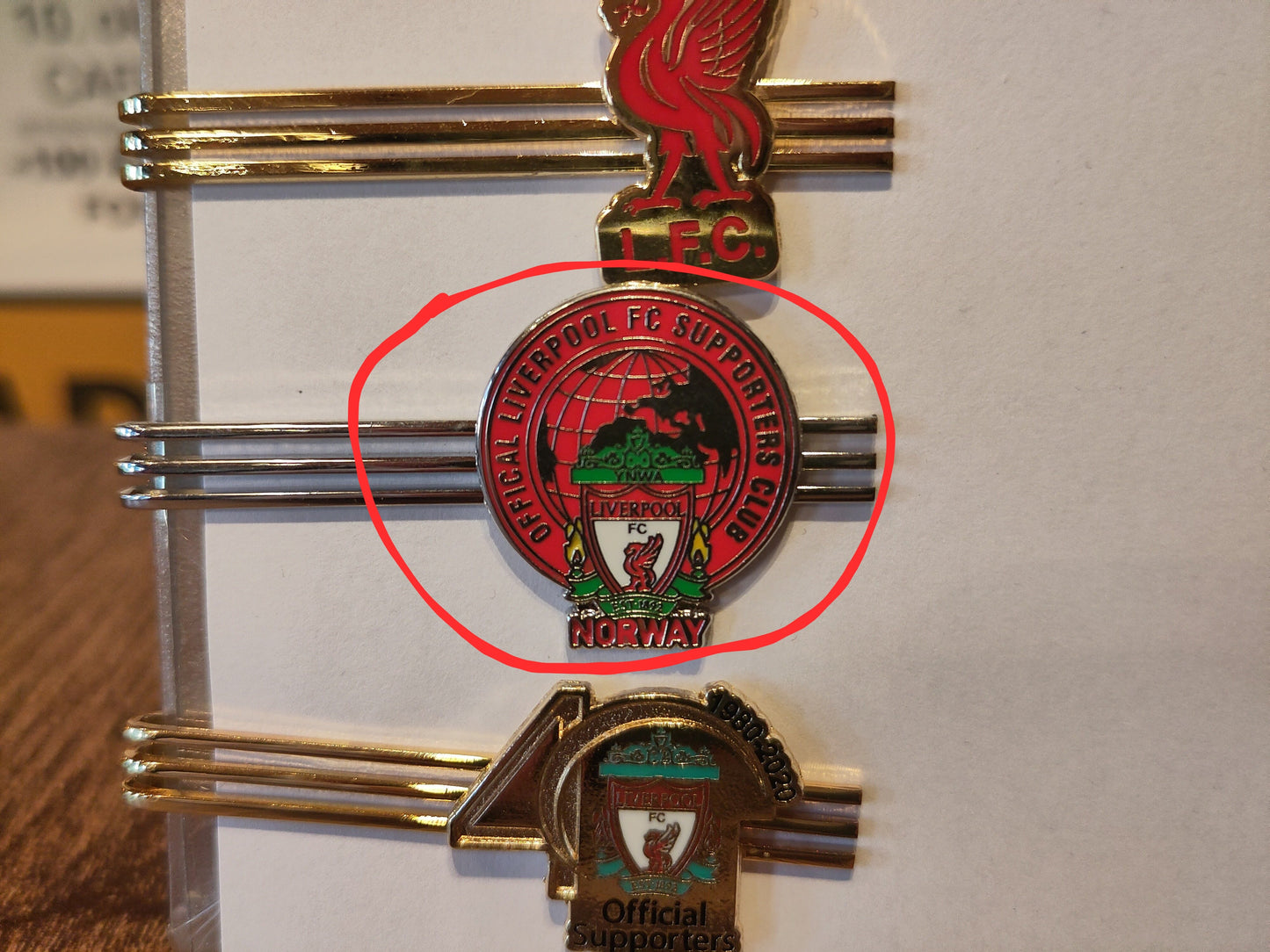 Slipsnåler (fotball diverse)*